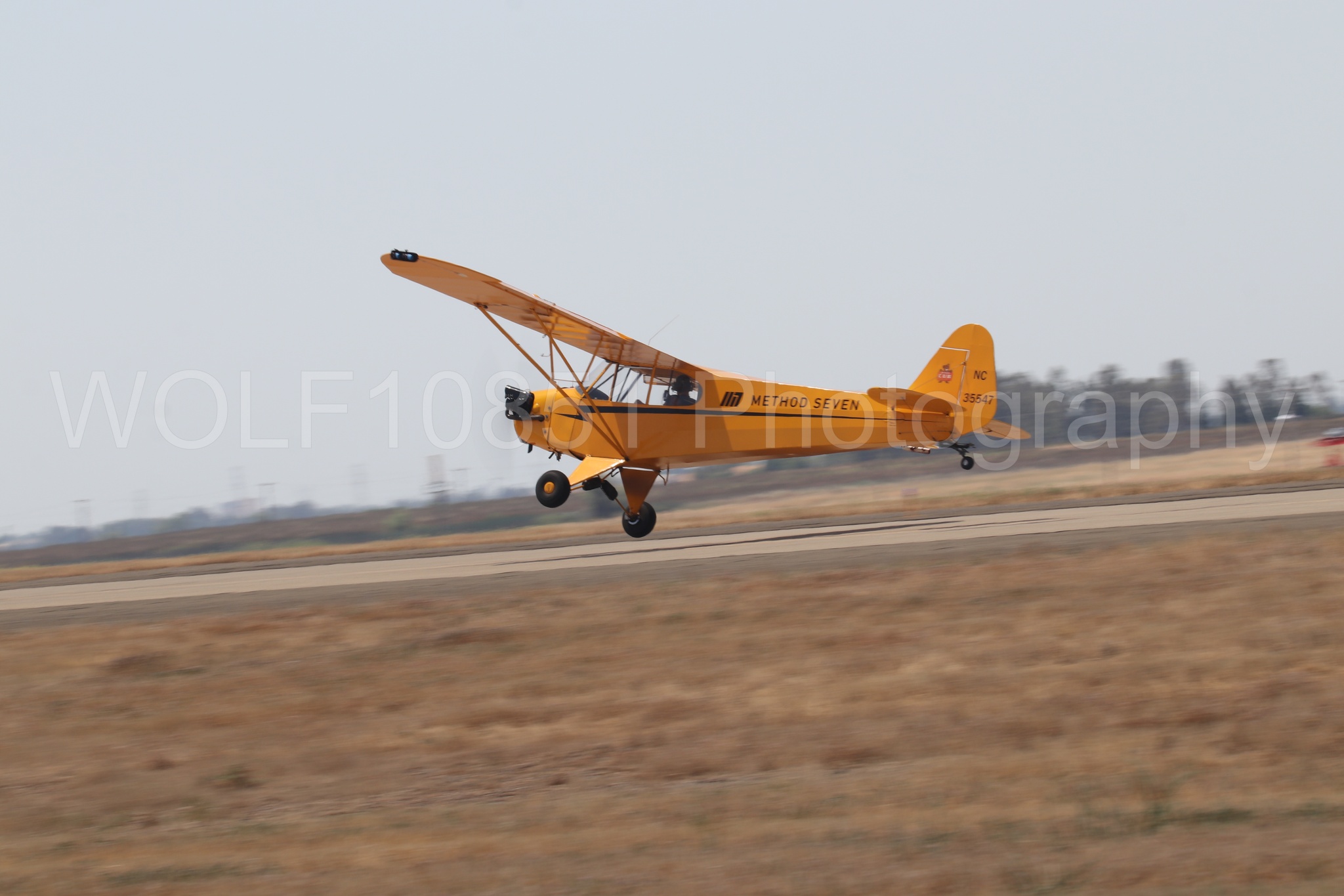 Aviation photography by WOLF10851 featuring Beale Air and Space Expo 2025, Piper J-3 Cub, Tucker Air Patrol.