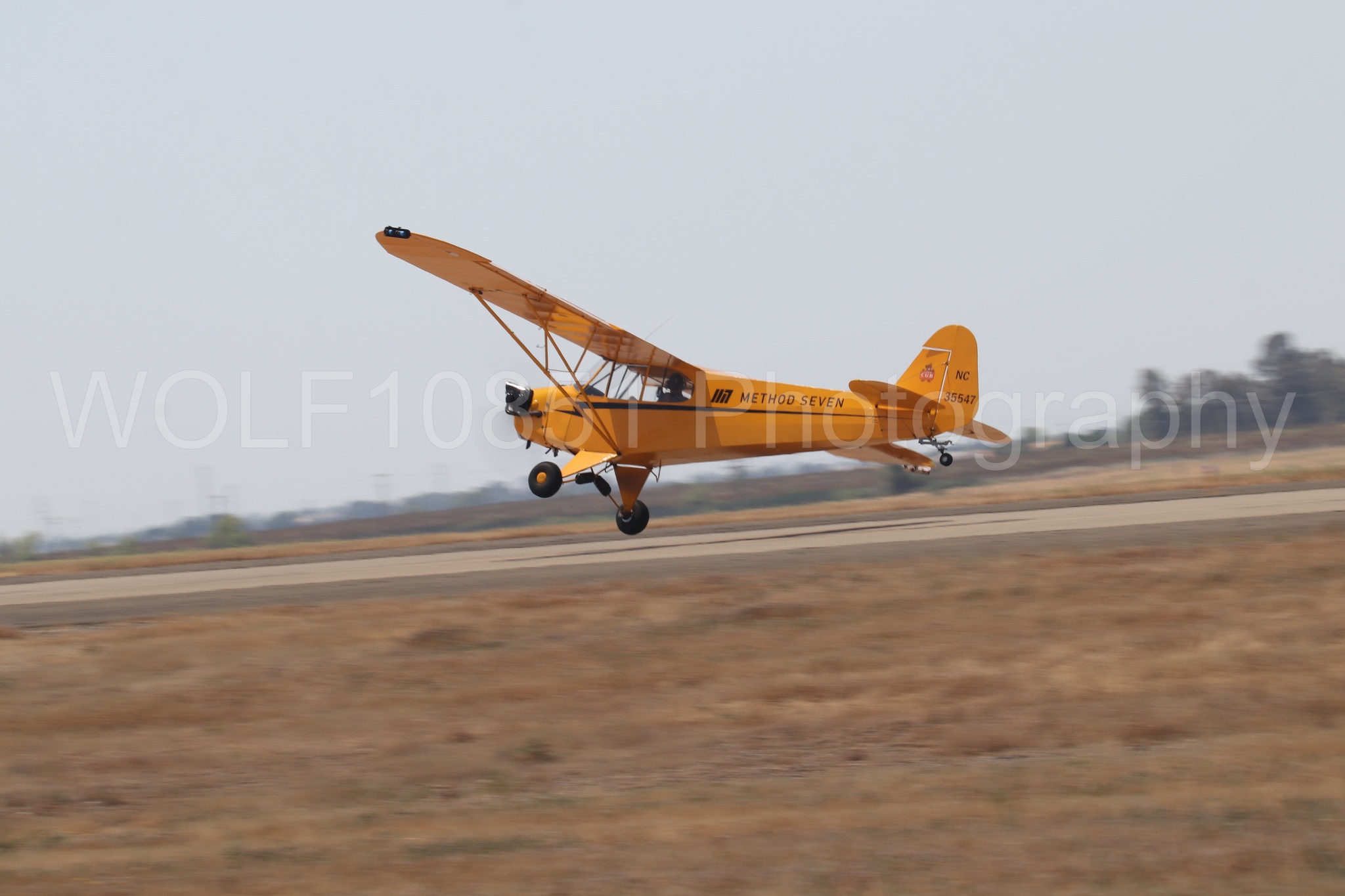 Aviation photography by WOLF10851 featuring Beale Air and Space Expo 2025, Piper J-3 Cub, Tucker Air Patrol.