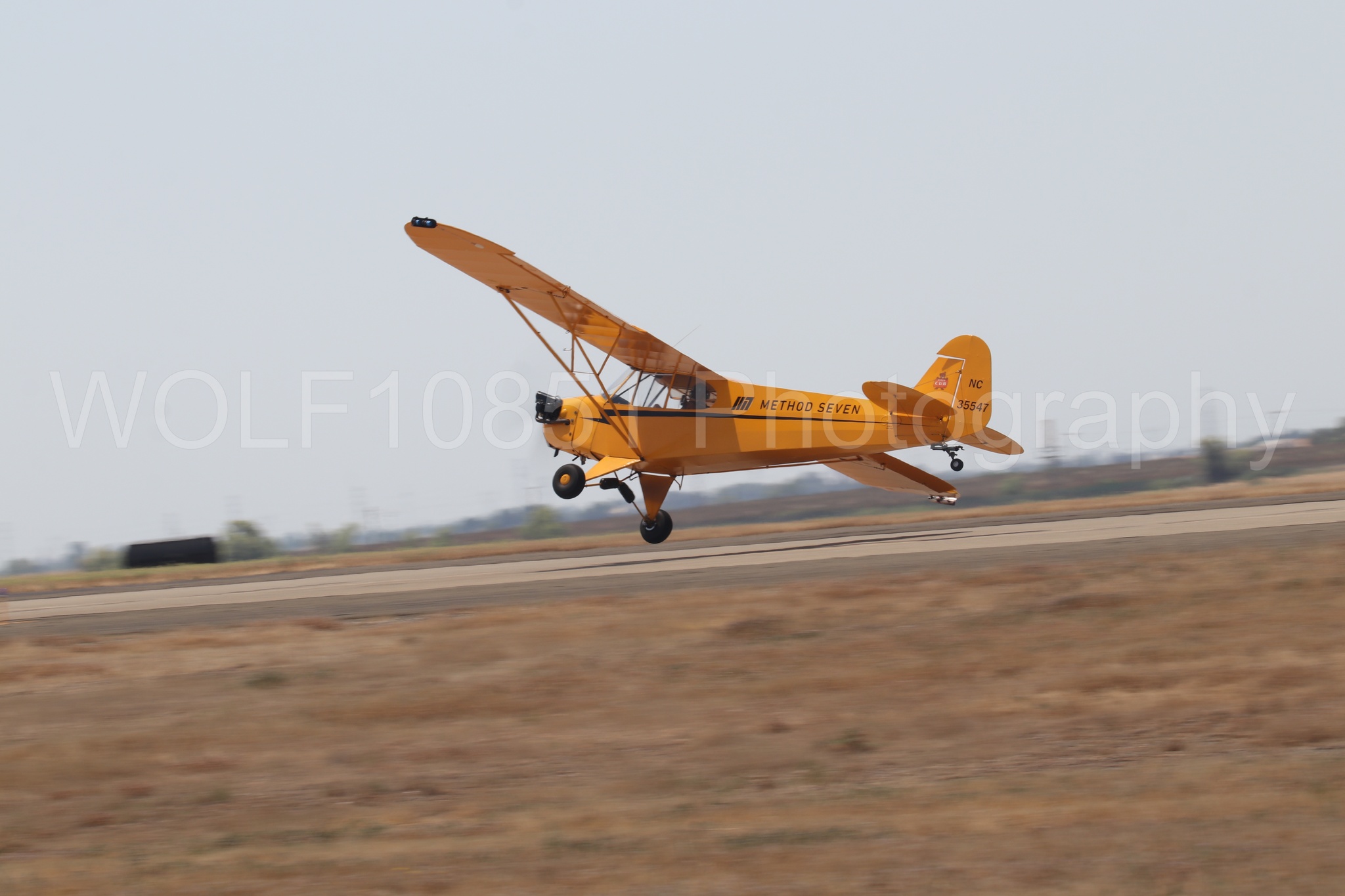 Aviation photography by WOLF10851 featuring Beale Air and Space Expo 2025, Piper J-3 Cub, Tucker Air Patrol.