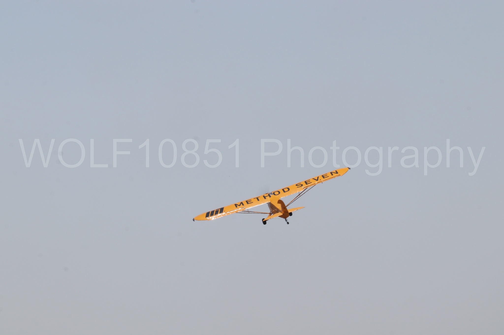 Aviation photography by WOLF10851 featuring Beale Air and Space Expo 2025, Piper J-3 Cub, Tucker Air Patrol.