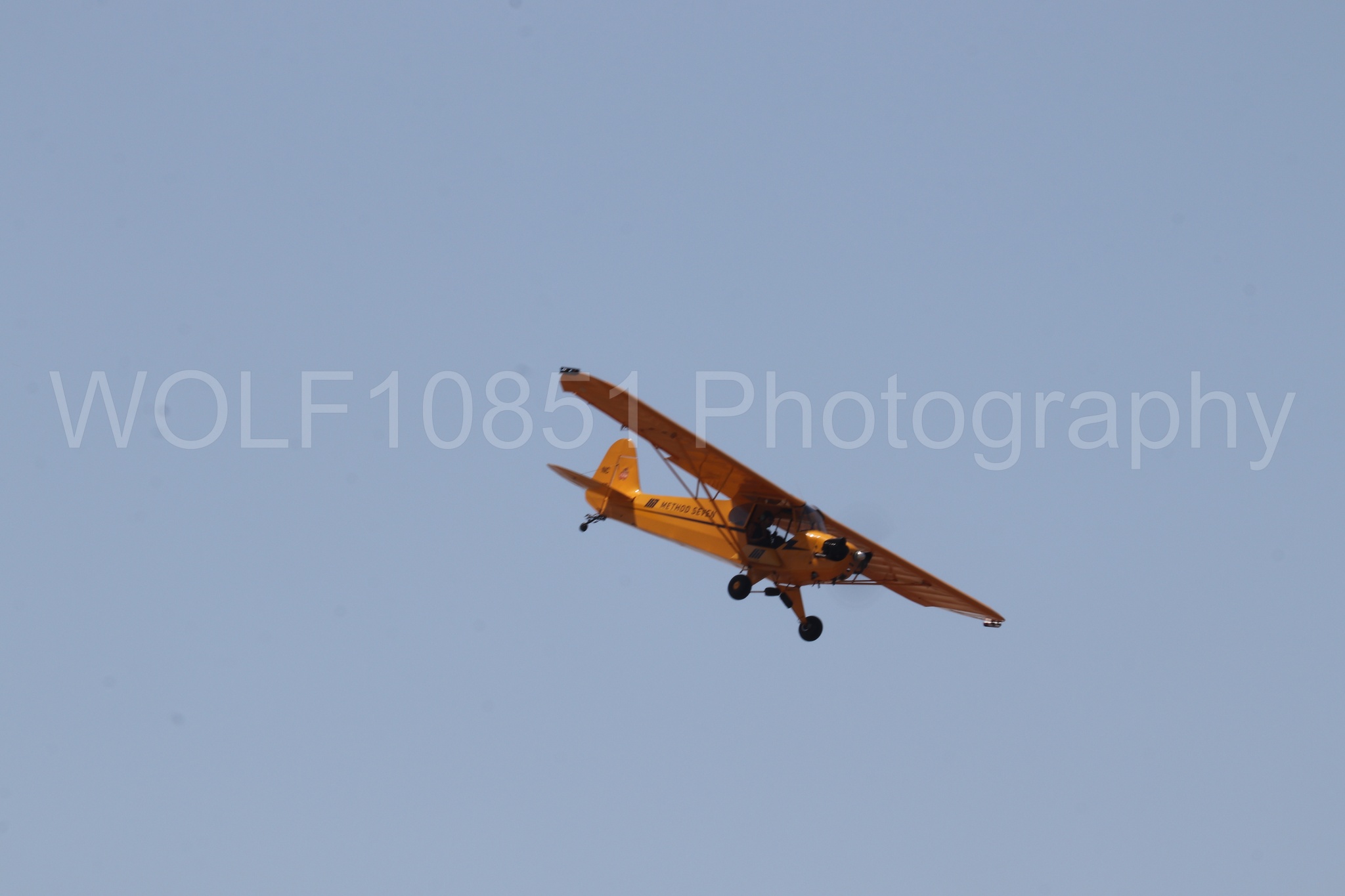 Aviation photography by WOLF10851 featuring Beale Air and Space Expo 2025, Piper J-3 Cub, Tucker Air Patrol.