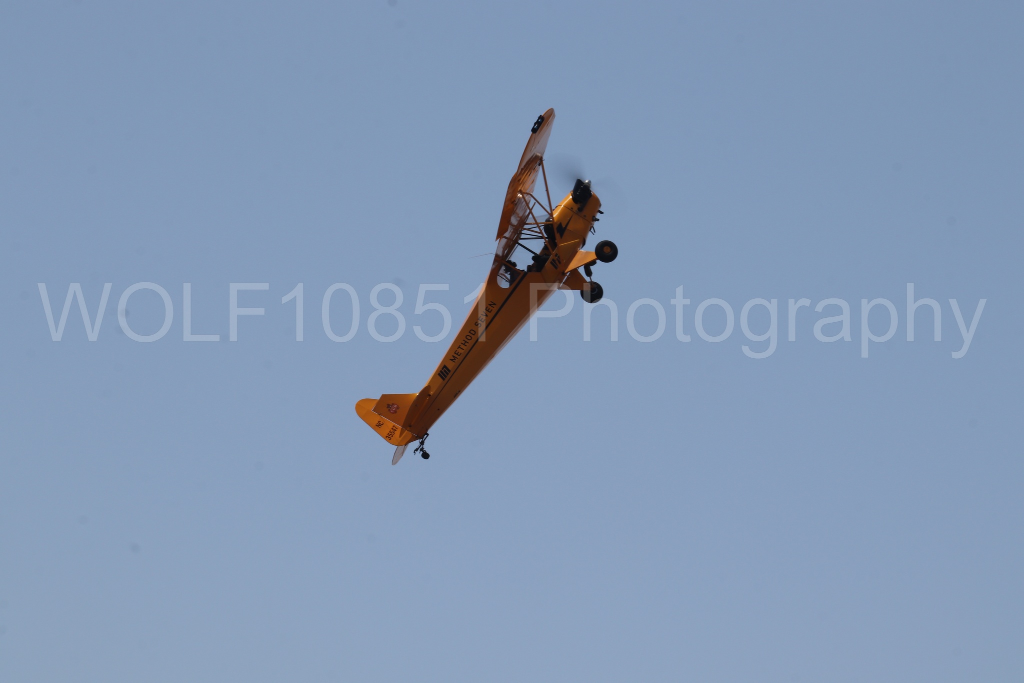 Aviation photography by WOLF10851 featuring Beale Air and Space Expo 2025, Piper J-3 Cub, Tucker Air Patrol.