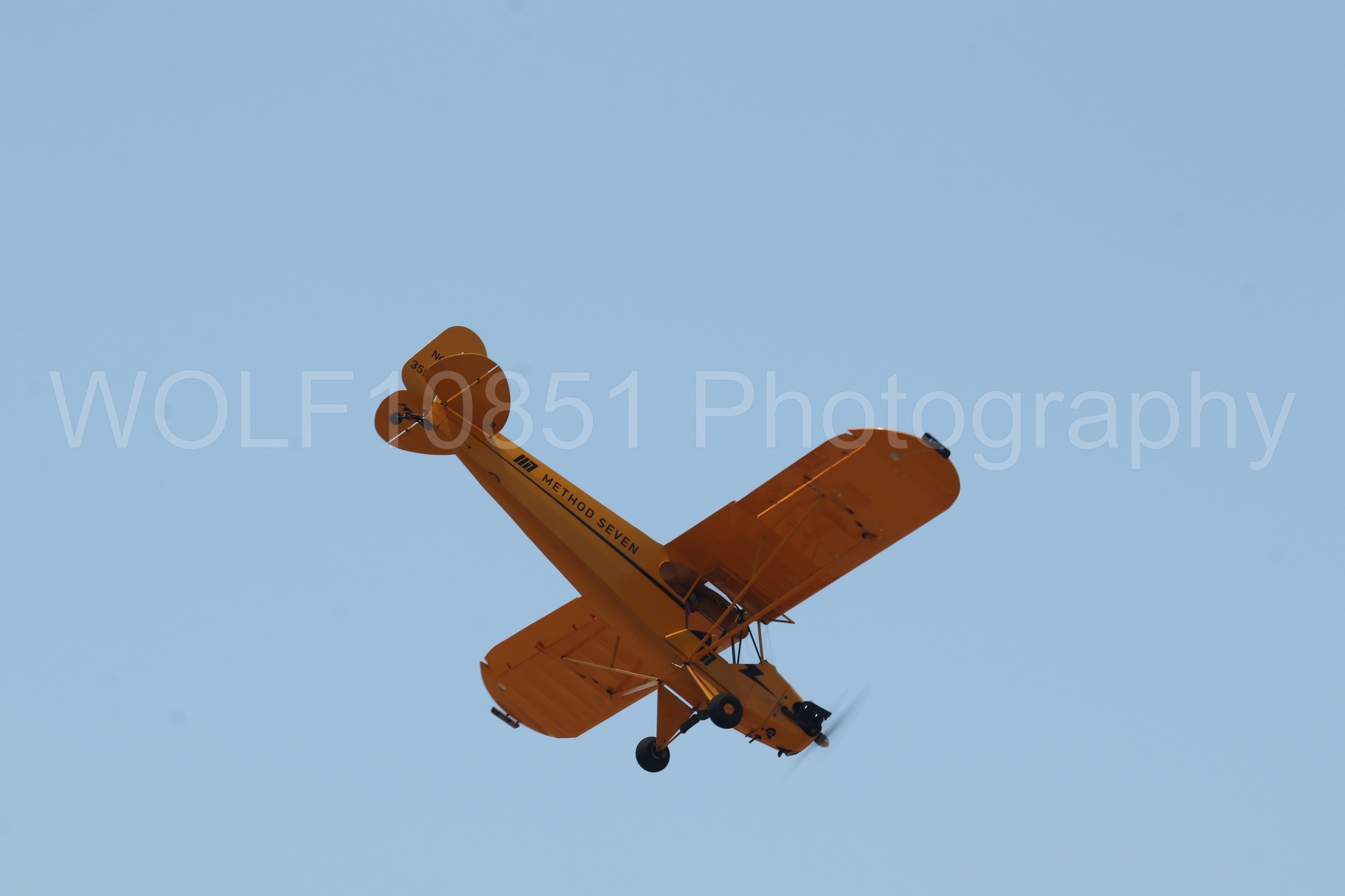 Aviation photography by WOLF10851 featuring Beale Air and Space Expo 2025, Piper J-3 Cub, Tucker Air Patrol.