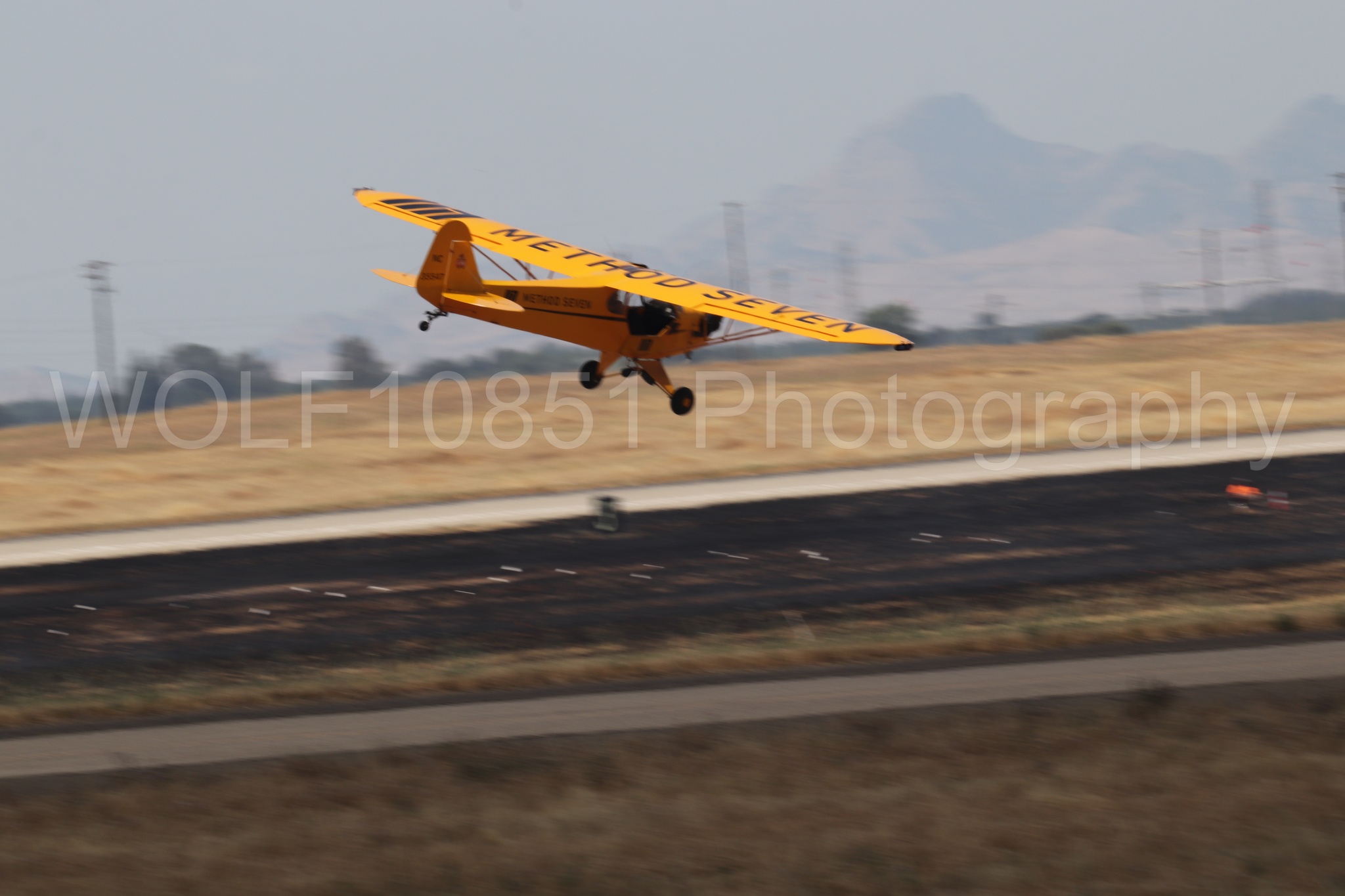 Aviation photography by WOLF10851 featuring Beale Air and Space Expo 2025, Piper J-3 Cub, Tucker Air Patrol.