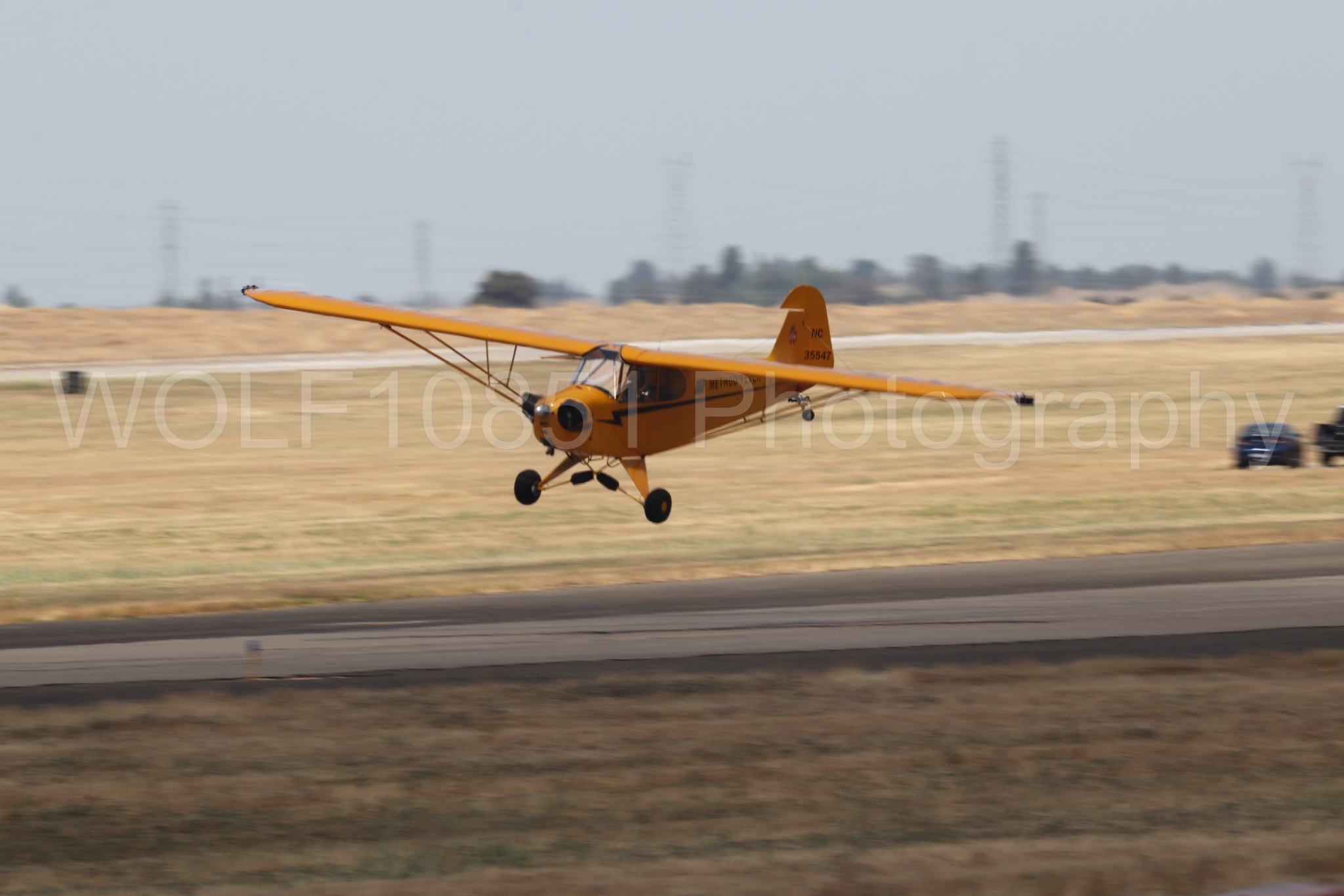 Aviation photography by WOLF10851 featuring Beale Air and Space Expo 2025, Piper J-3 Cub, Tucker Air Patrol.