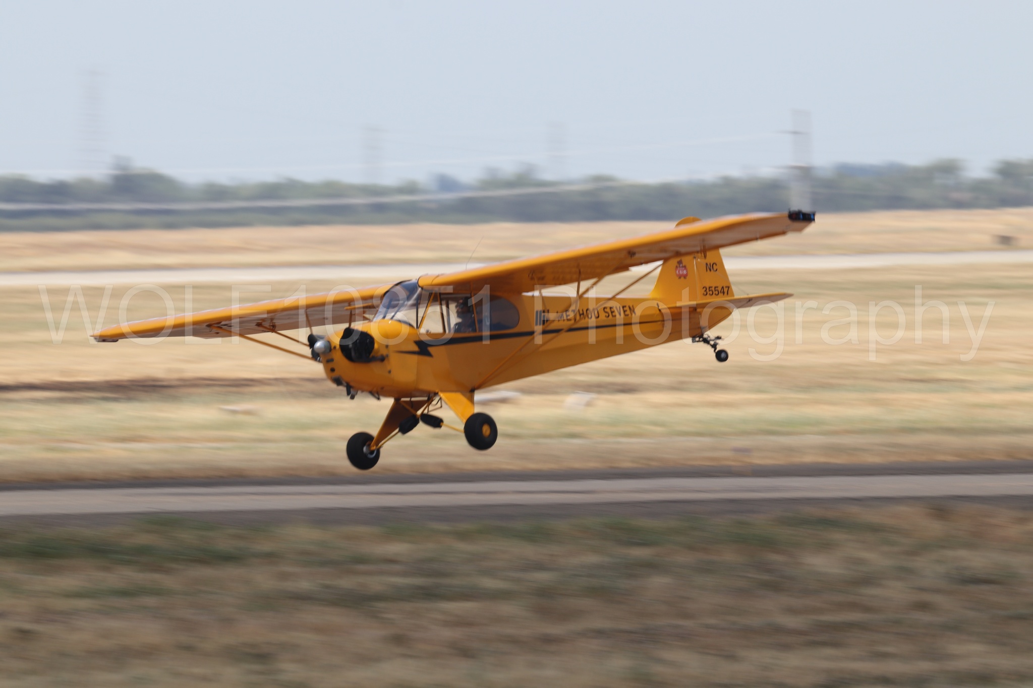 Aviation photography by WOLF10851 featuring Beale Air and Space Expo 2025, Piper J-3 Cub, Tucker Air Patrol.