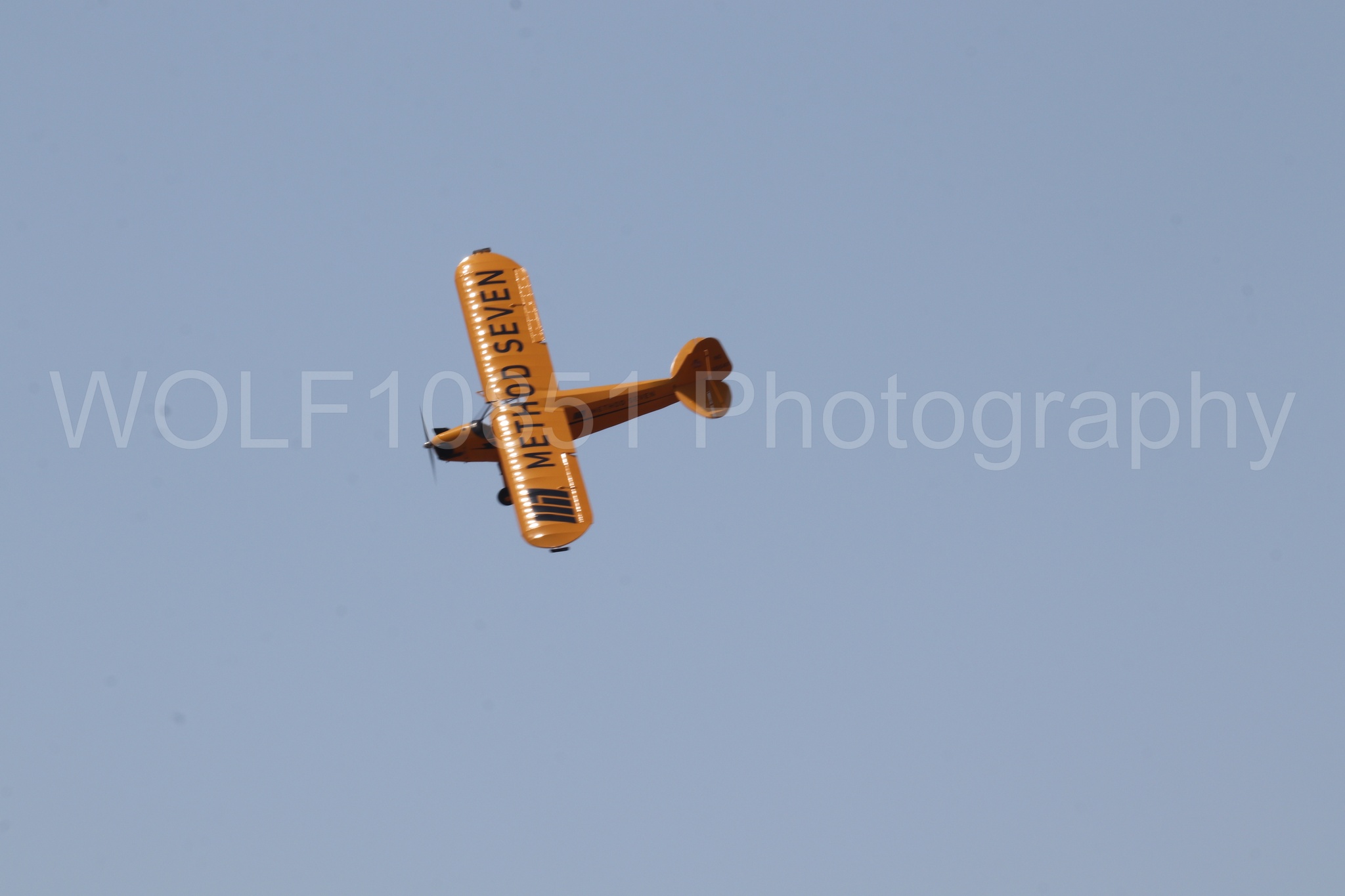 Aviation photography by WOLF10851 featuring Beale Air and Space Expo 2025, Piper J-3 Cub, Tucker Air Patrol.