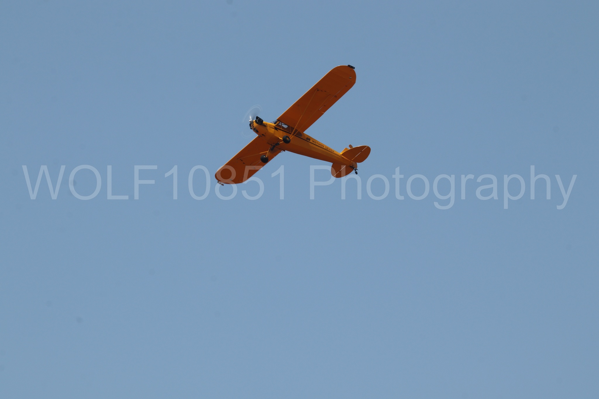 Aviation photography by WOLF10851 featuring Beale Air and Space Expo 2025, Piper J-3 Cub, Tucker Air Patrol.