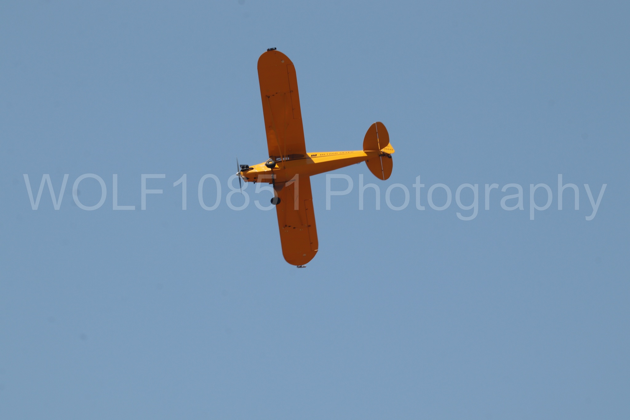 Aviation photography by WOLF10851 featuring Beale Air and Space Expo 2025, Piper J-3 Cub, Tucker Air Patrol.