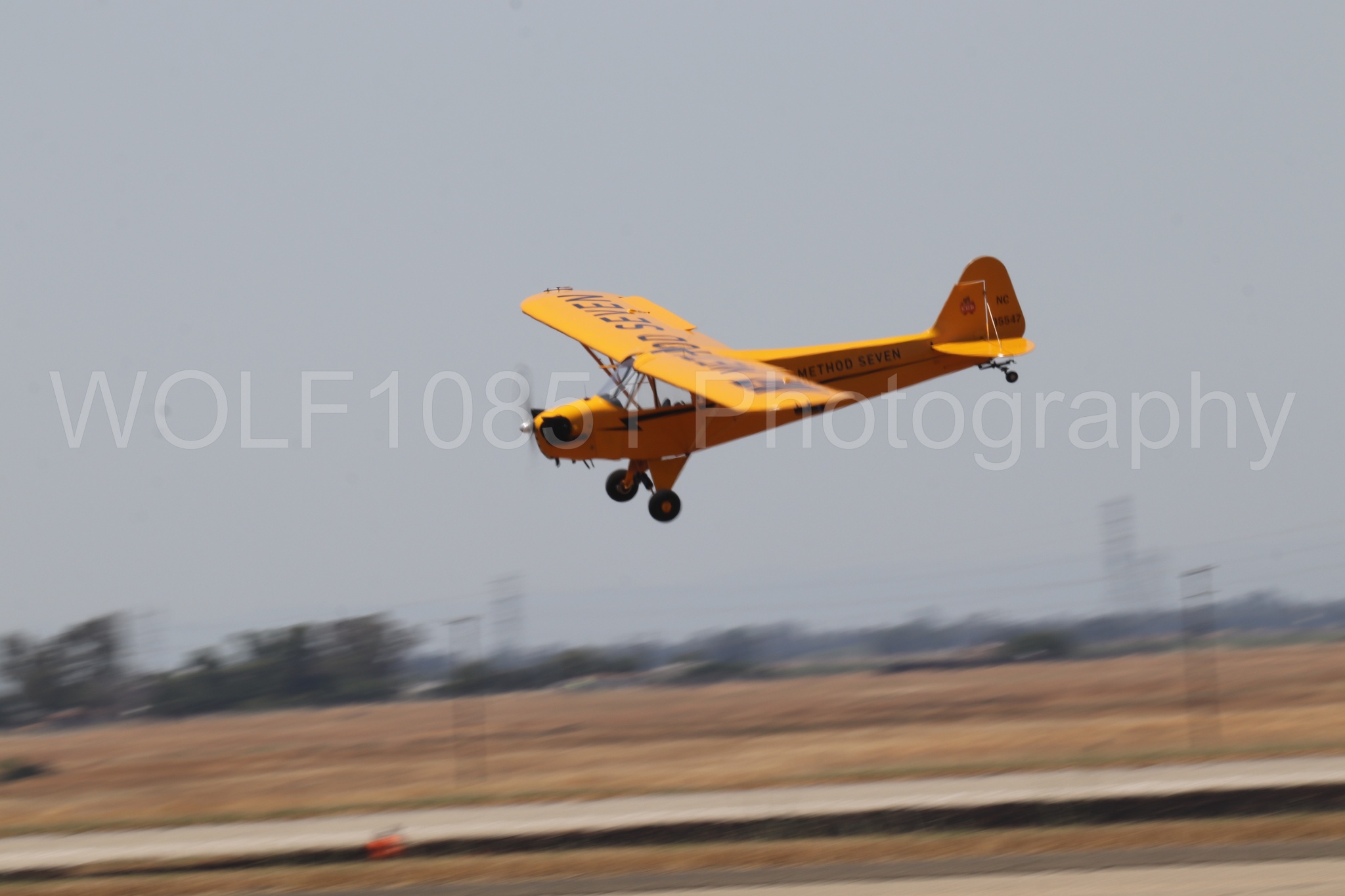 Aviation photography by WOLF10851 featuring Beale Air and Space Expo 2025, Piper J-3 Cub, Tucker Air Patrol.
