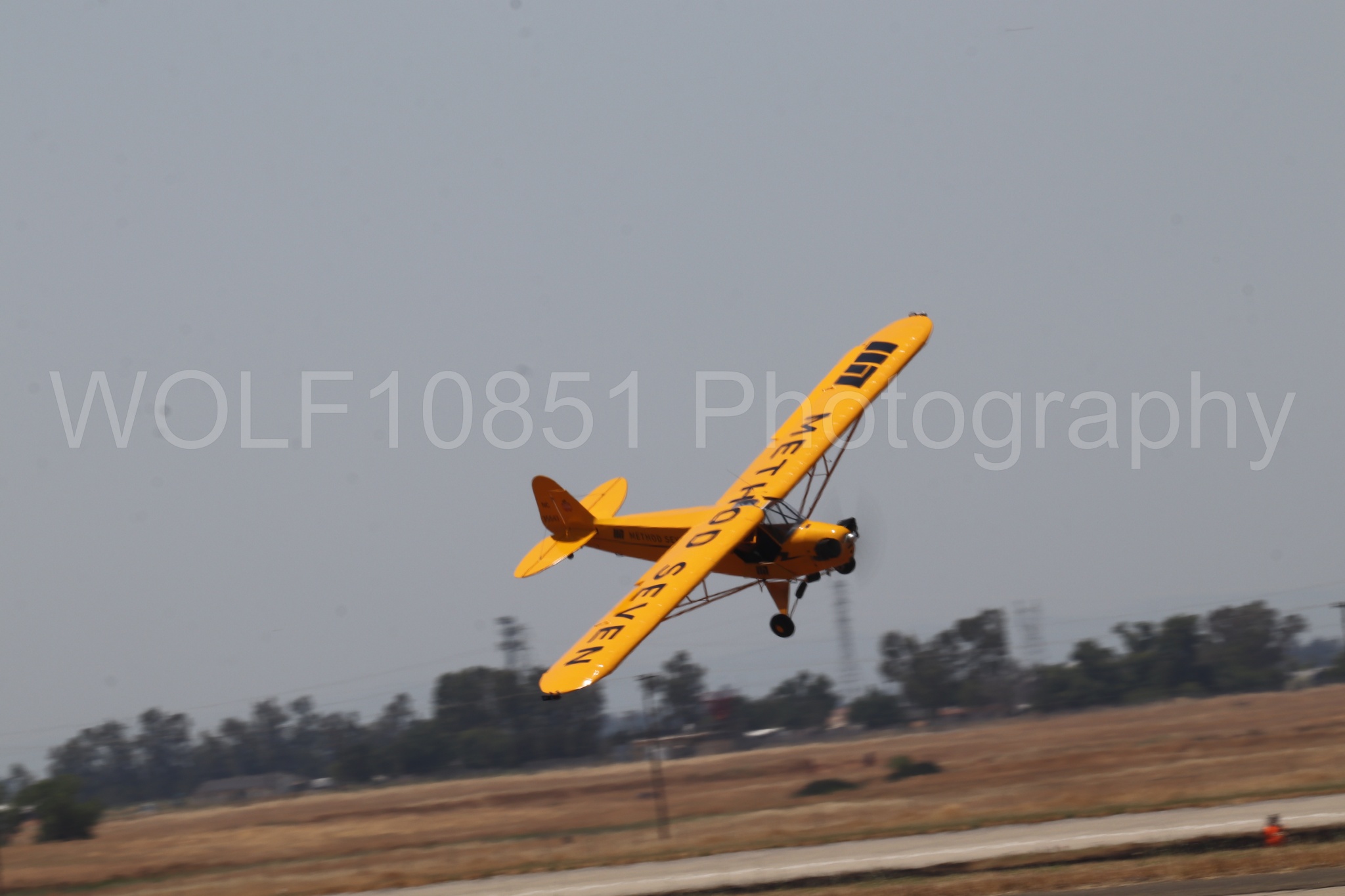Aviation photography by WOLF10851 featuring Beale Air and Space Expo 2025, Piper J-3 Cub, Tucker Air Patrol.