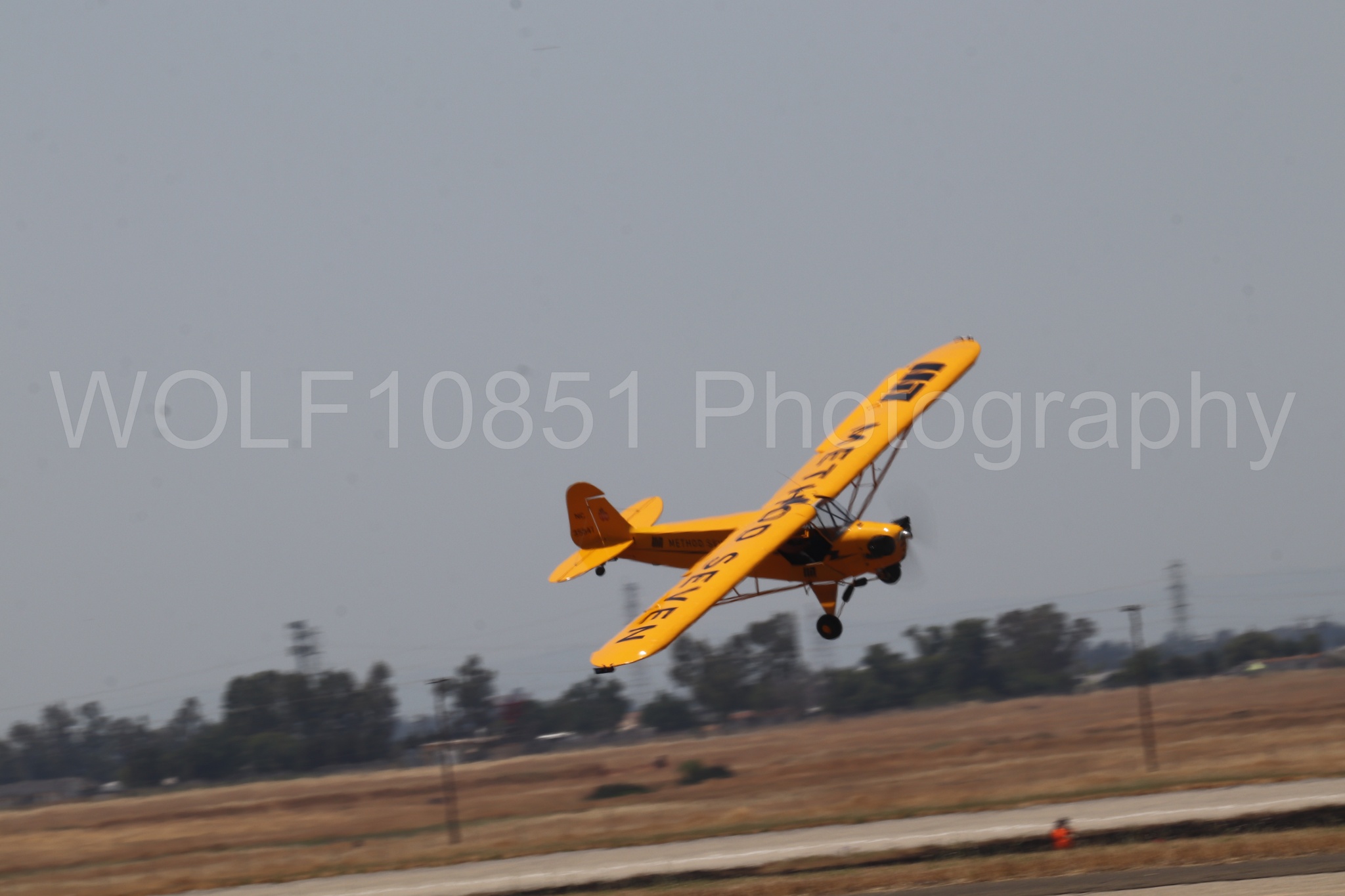 Aviation photography by WOLF10851 featuring Beale Air and Space Expo 2025, Piper J-3 Cub, Tucker Air Patrol.