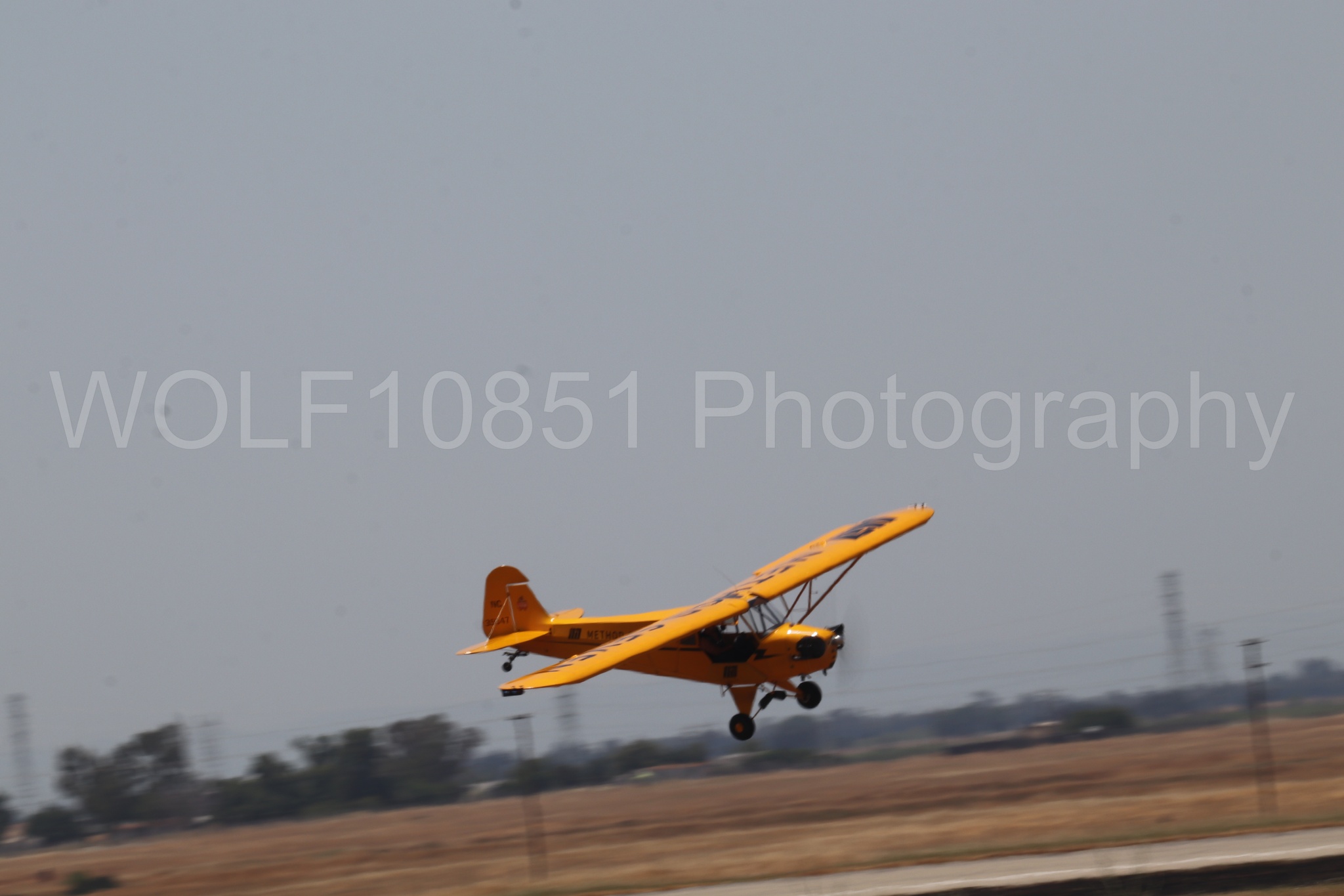 Aviation photography by WOLF10851 featuring Beale Air and Space Expo 2025, Piper J-3 Cub, Tucker Air Patrol.