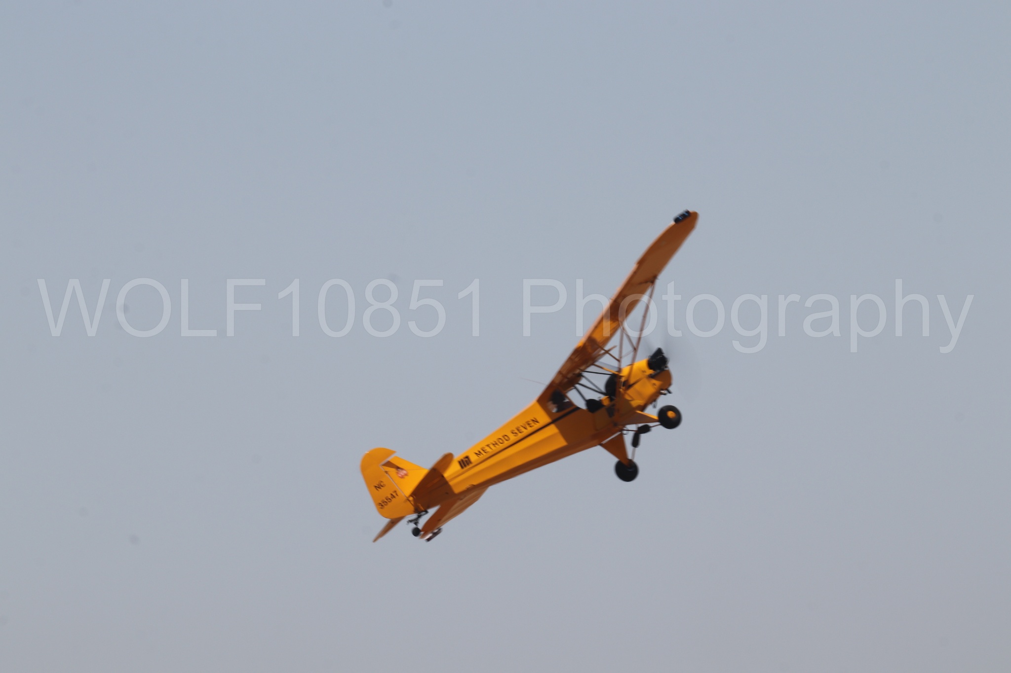 Aviation photography by WOLF10851 featuring Beale Air and Space Expo 2025, Piper J-3 Cub, Tucker Air Patrol.