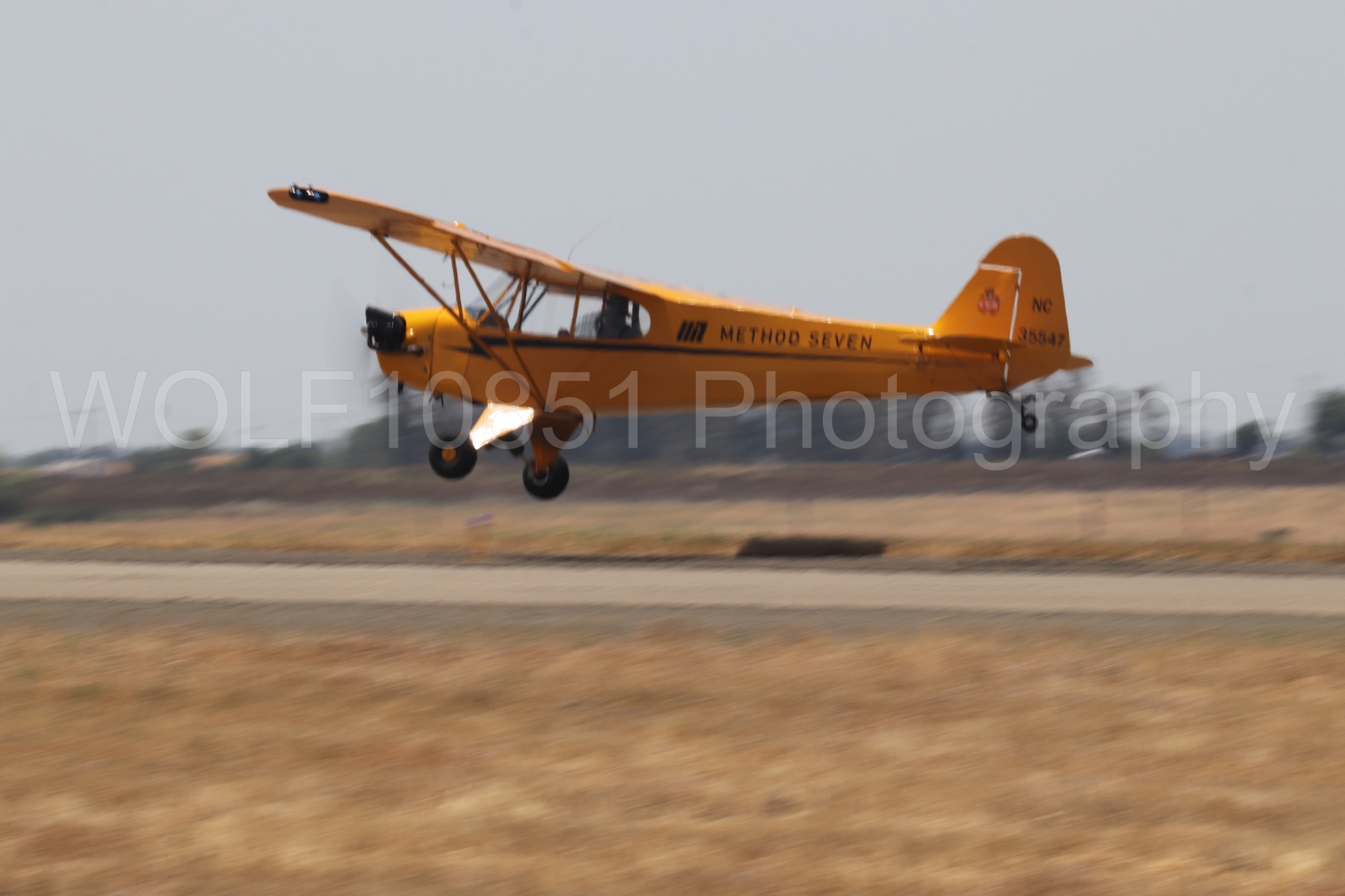 Aviation photography by WOLF10851 featuring Beale Air and Space Expo 2025, Piper J-3 Cub, Tucker Air Patrol.