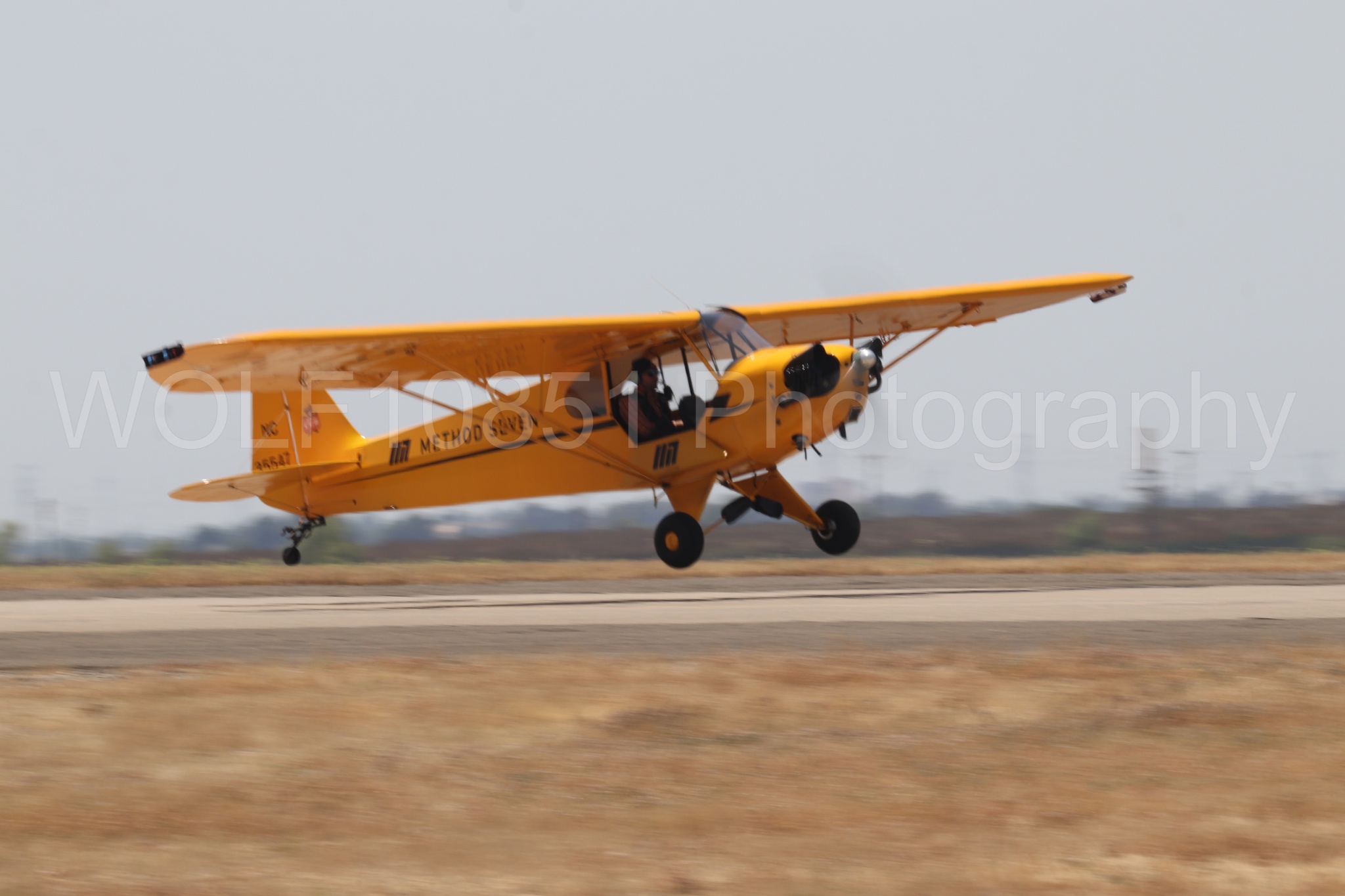 Aviation photography by WOLF10851 featuring Beale Air and Space Expo 2025, Piper J-3 Cub, Tucker Air Patrol.