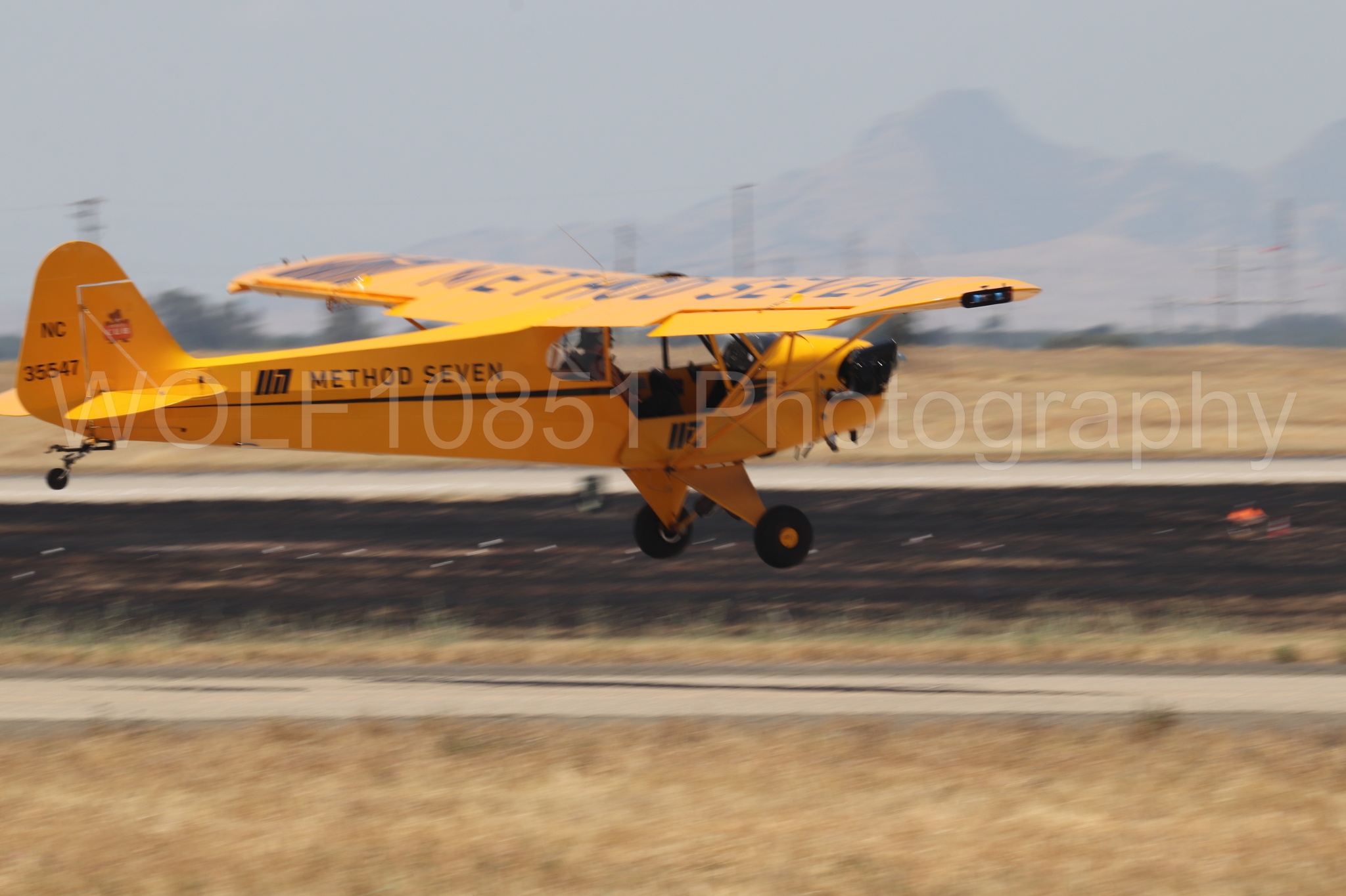 Aviation photography by WOLF10851 featuring Beale Air and Space Expo 2025, Piper J-3 Cub, Tucker Air Patrol.