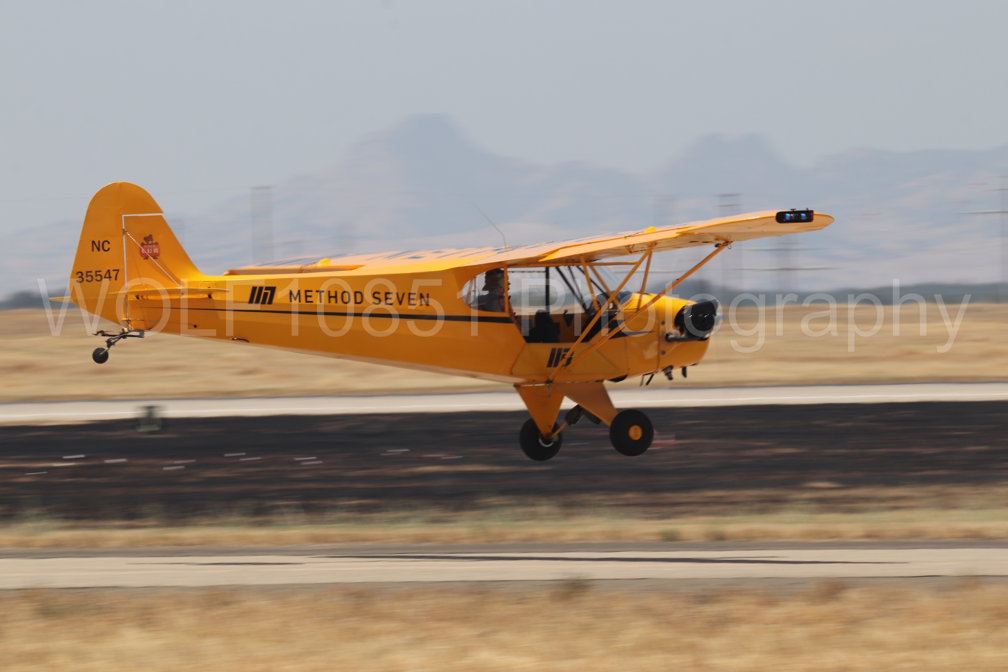Aviation photography by WOLF10851 featuring Beale Air and Space Expo 2025, Piper J-3 Cub, Tucker Air Patrol.