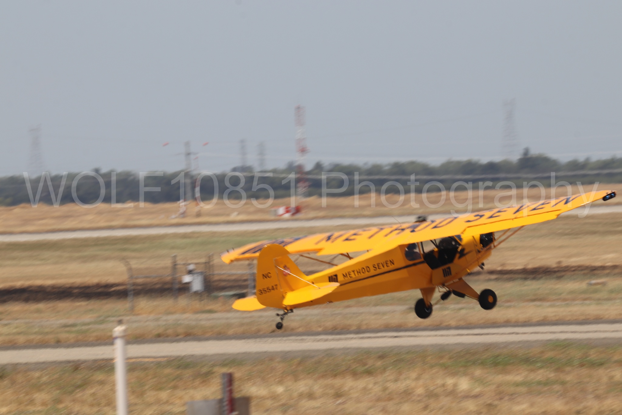 Aviation photography by WOLF10851 featuring Beale Air and Space Expo 2025, Piper J-3 Cub, Tucker Air Patrol.