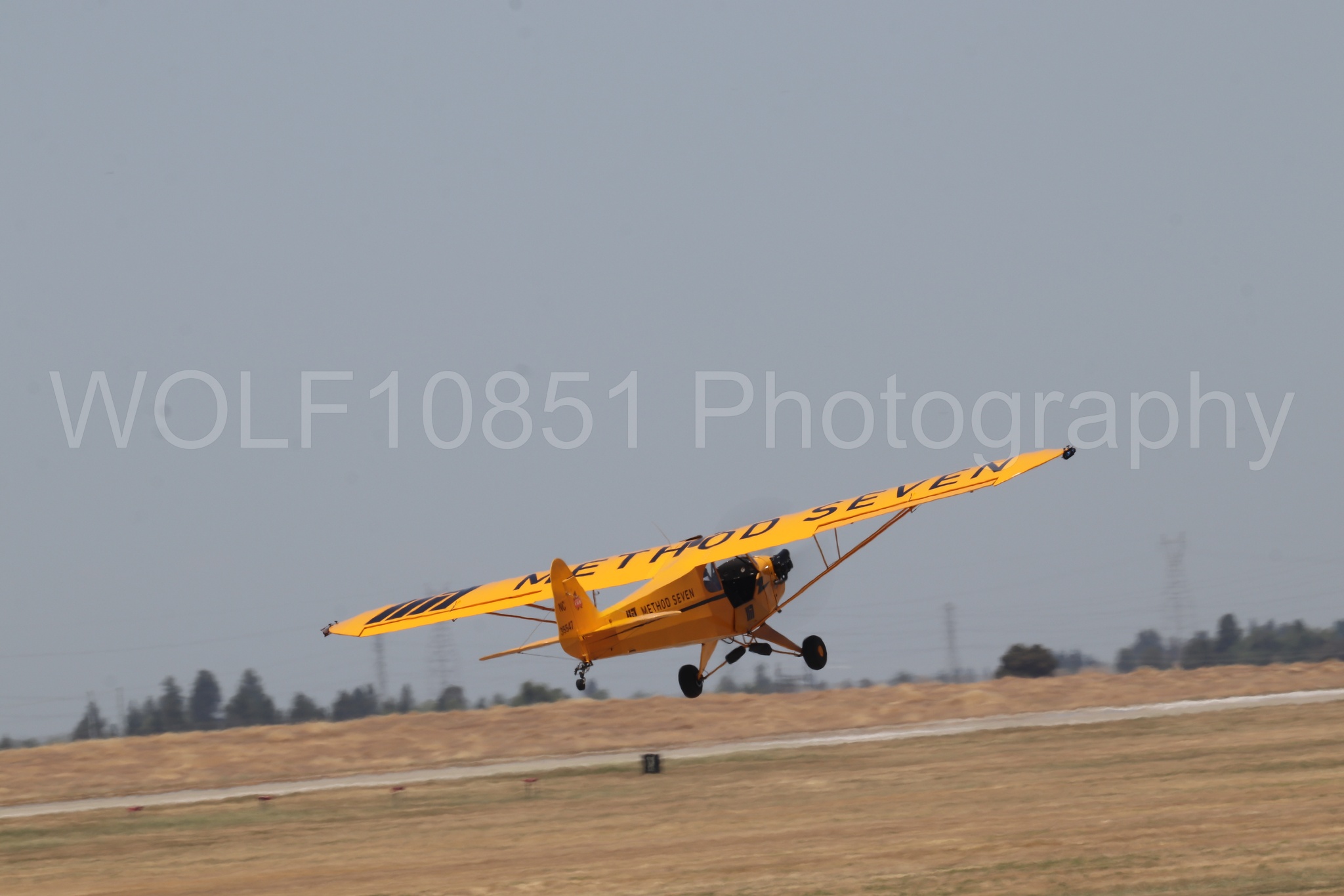 Aviation photography by WOLF10851 featuring Beale Air and Space Expo 2025, Piper J-3 Cub, Tucker Air Patrol.