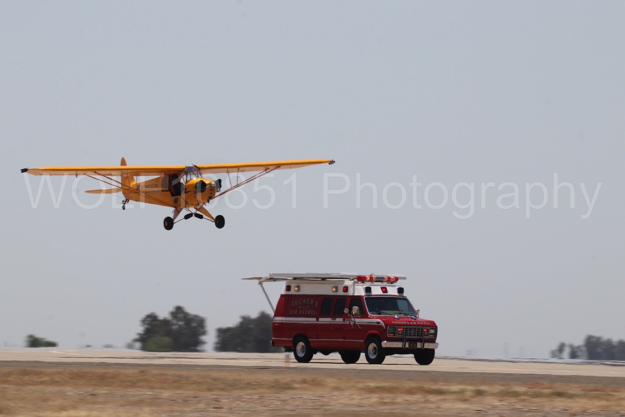 Aviation photography by WOLF10851 featuring Beale Air and Space Expo 2025, Piper J-3 Cub, Tucker Air Patrol.