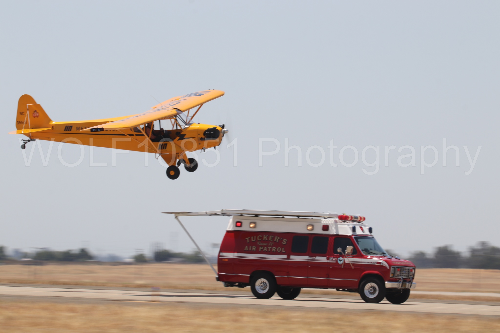 Aviation photography by WOLF10851 featuring Beale Air and Space Expo 2025, Piper J-3 Cub, Tucker Air Patrol.
