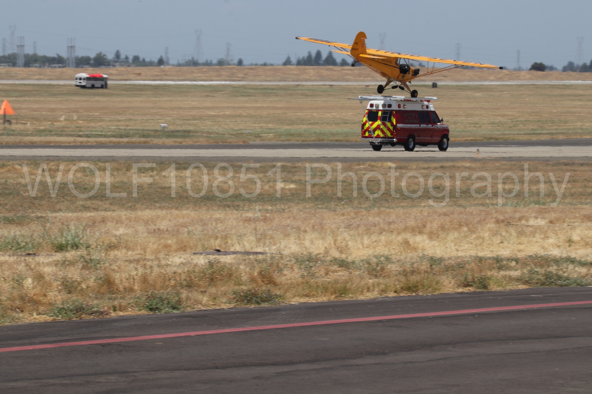 Aviation photography by WOLF10851 featuring Beale Air and Space Expo 2025, Piper J-3 Cub, Tucker Air Patrol.