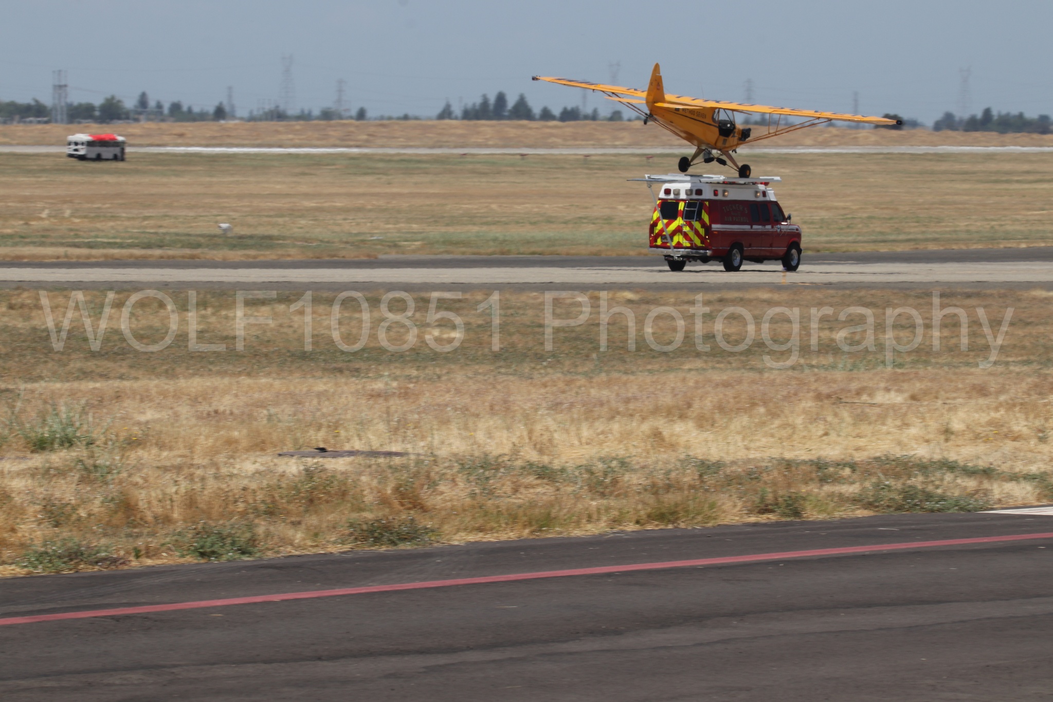 Aviation photography by WOLF10851 featuring Beale Air and Space Expo 2025, Piper J-3 Cub, Tucker Air Patrol.
