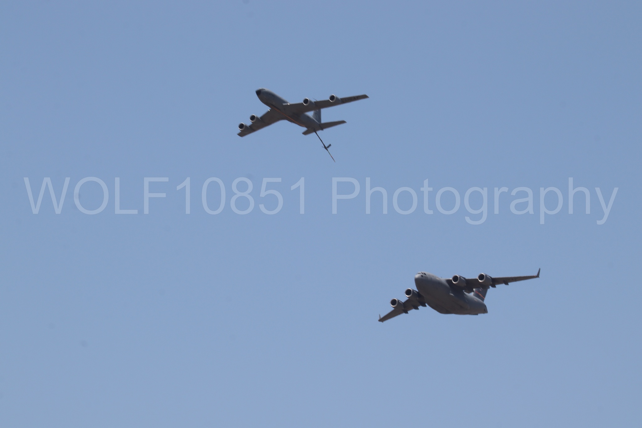 Aviation photography by WOLF10851 featuring Beale Air and Space Expo 2025, C-17 Globemaster, KC-135 Stratotanker.