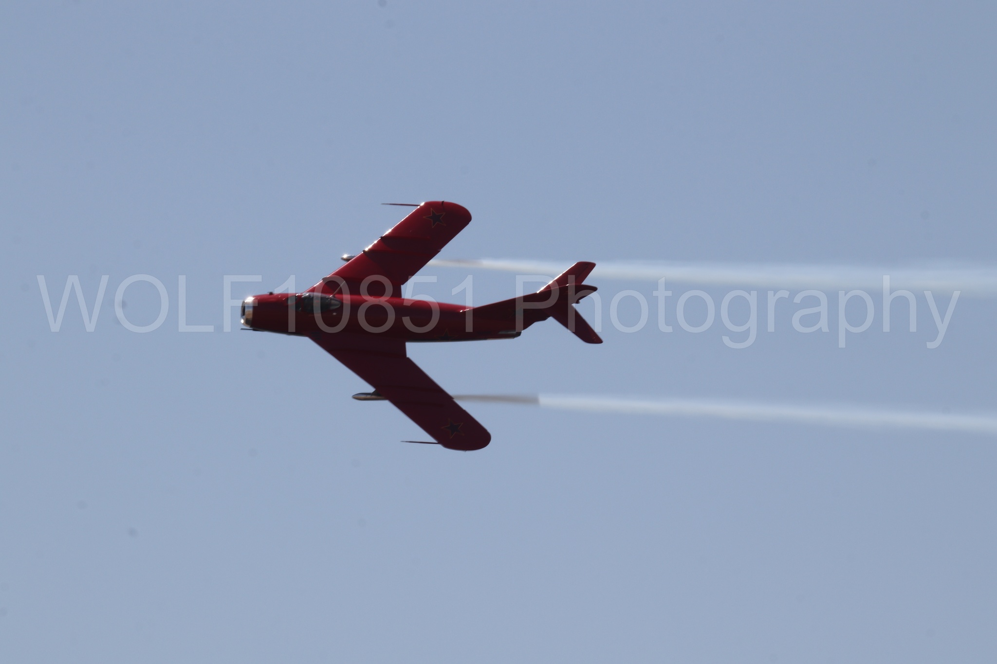 Aviation photography by WOLF10851 featuring Beale Air and Space Expo 2025, Mig-17 Fresco, High Alpha Airshows, Jason Somes.