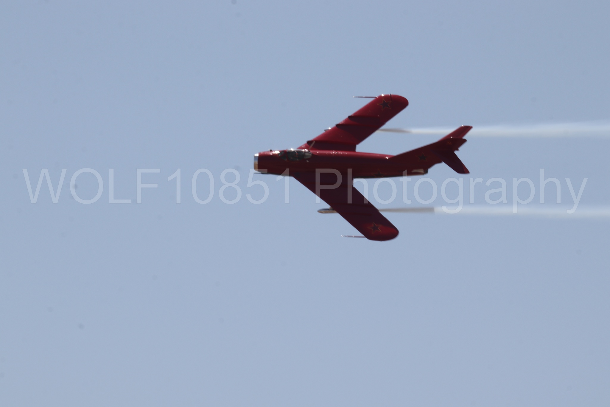 Aviation photography by WOLF10851 featuring Beale Air and Space Expo 2025, Mig-17 Fresco, High Alpha Airshows, Jason Somes.