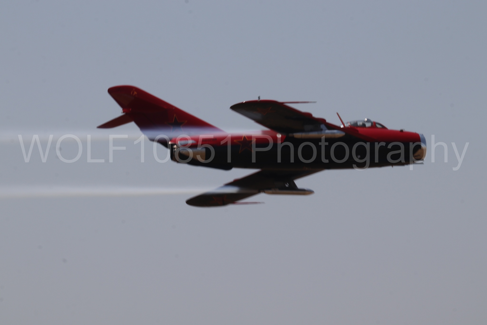 Aviation photography by WOLF10851 featuring Beale Air and Space Expo 2025, Mig-17 Fresco, High Alpha Airshows, Jason Somes.