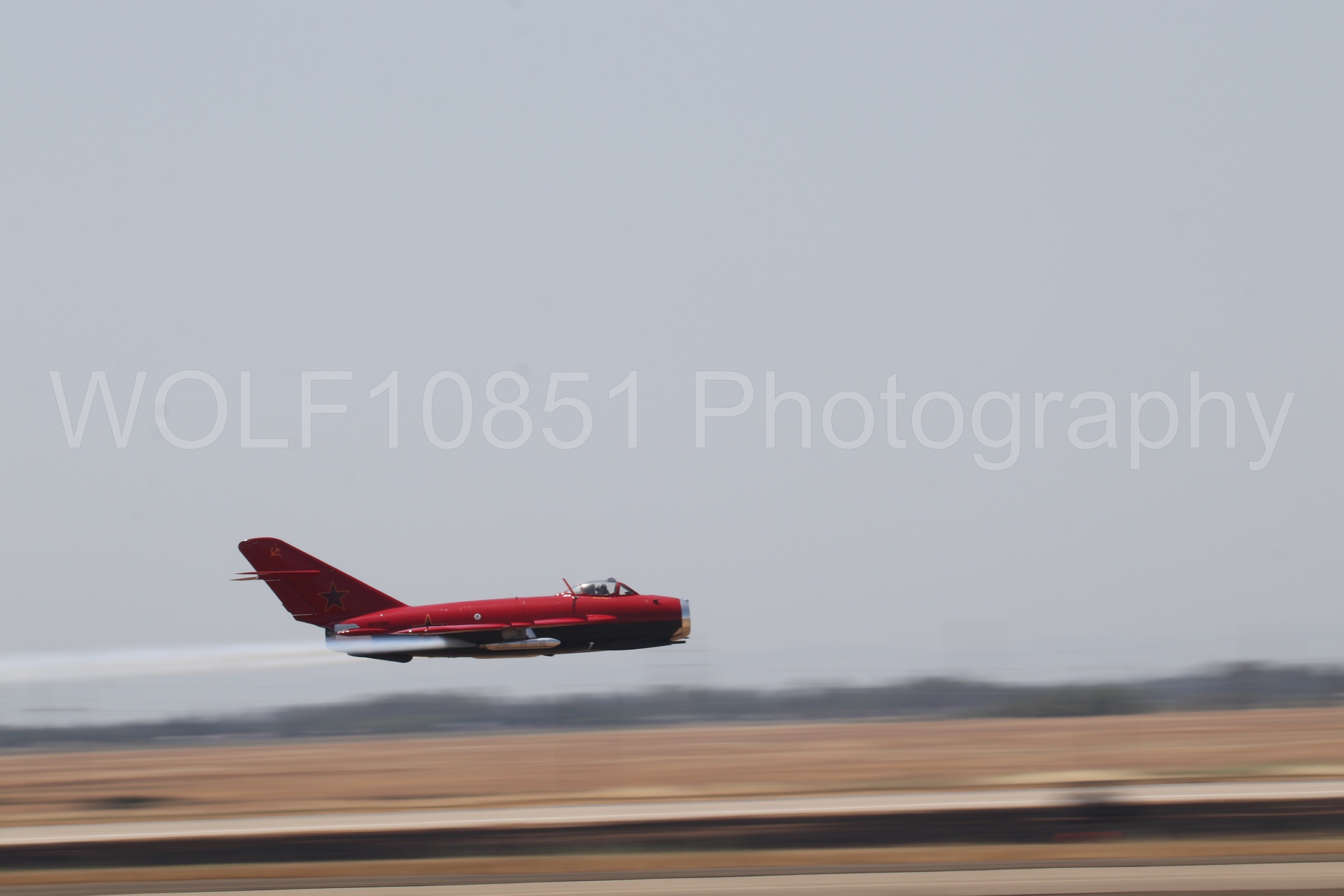 Aviation photography by WOLF10851 featuring Beale Air and Space Expo 2025, Mig-17 Fresco, High Alpha Airshows, Jason Somes.