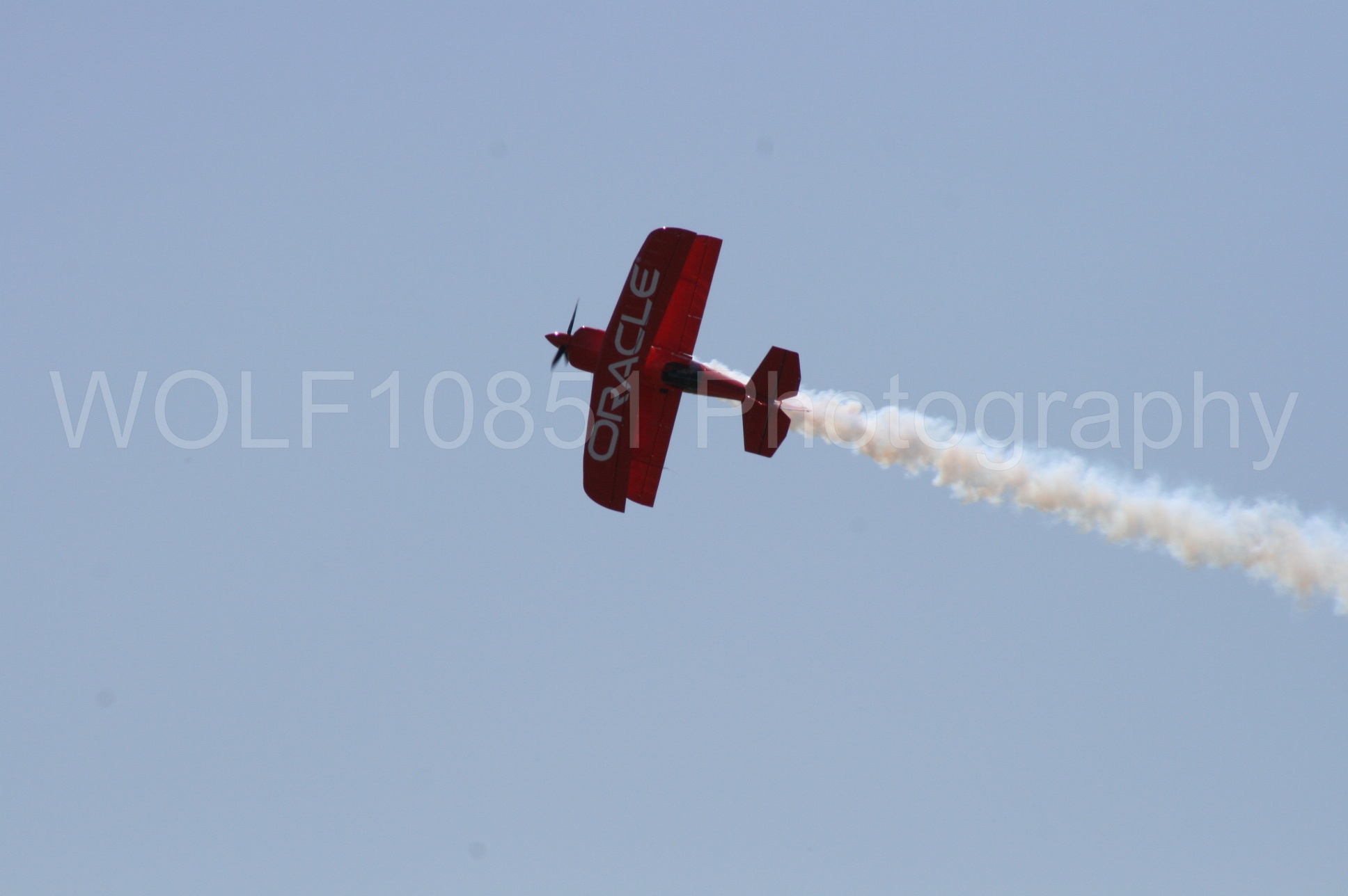Aviation photography by WOLF10851 featuring California Capital Airshow 2008, Sean Tucker, Oracle, Team Oracle, Aviation Specialties Unlimited Challenger III.