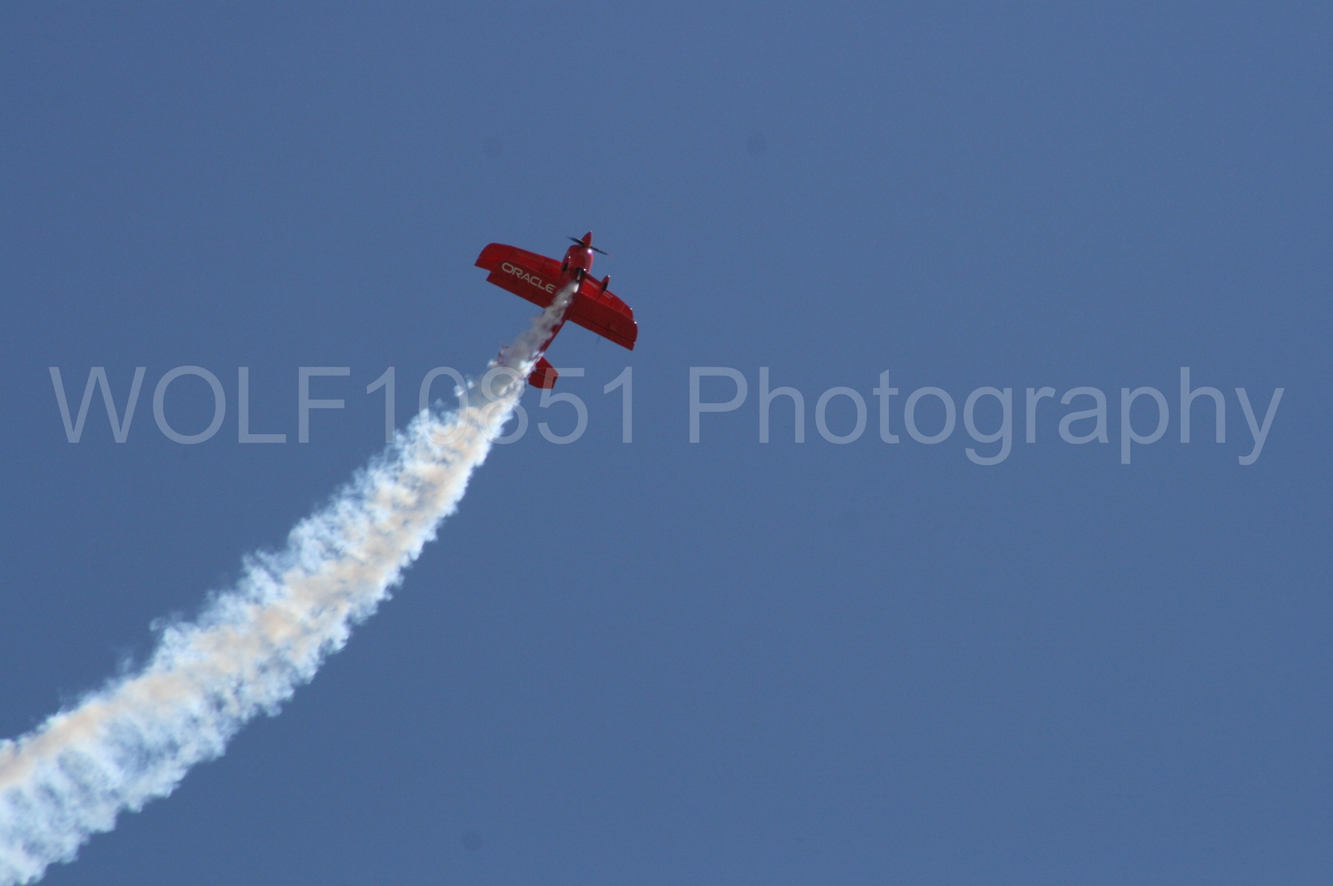 Aviation photography by WOLF10851 featuring California Capital Airshow 2008, Sean Tucker, Oracle, Team Oracle, Aviation Specialties Unlimited Challenger III.