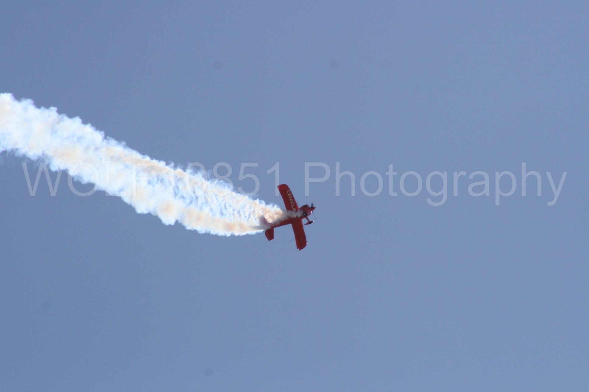 Aviation photography by WOLF10851 featuring California Capital Airshow 2008, Sean Tucker, Oracle, Team Oracle, Aviation Specialties Unlimited Challenger III.