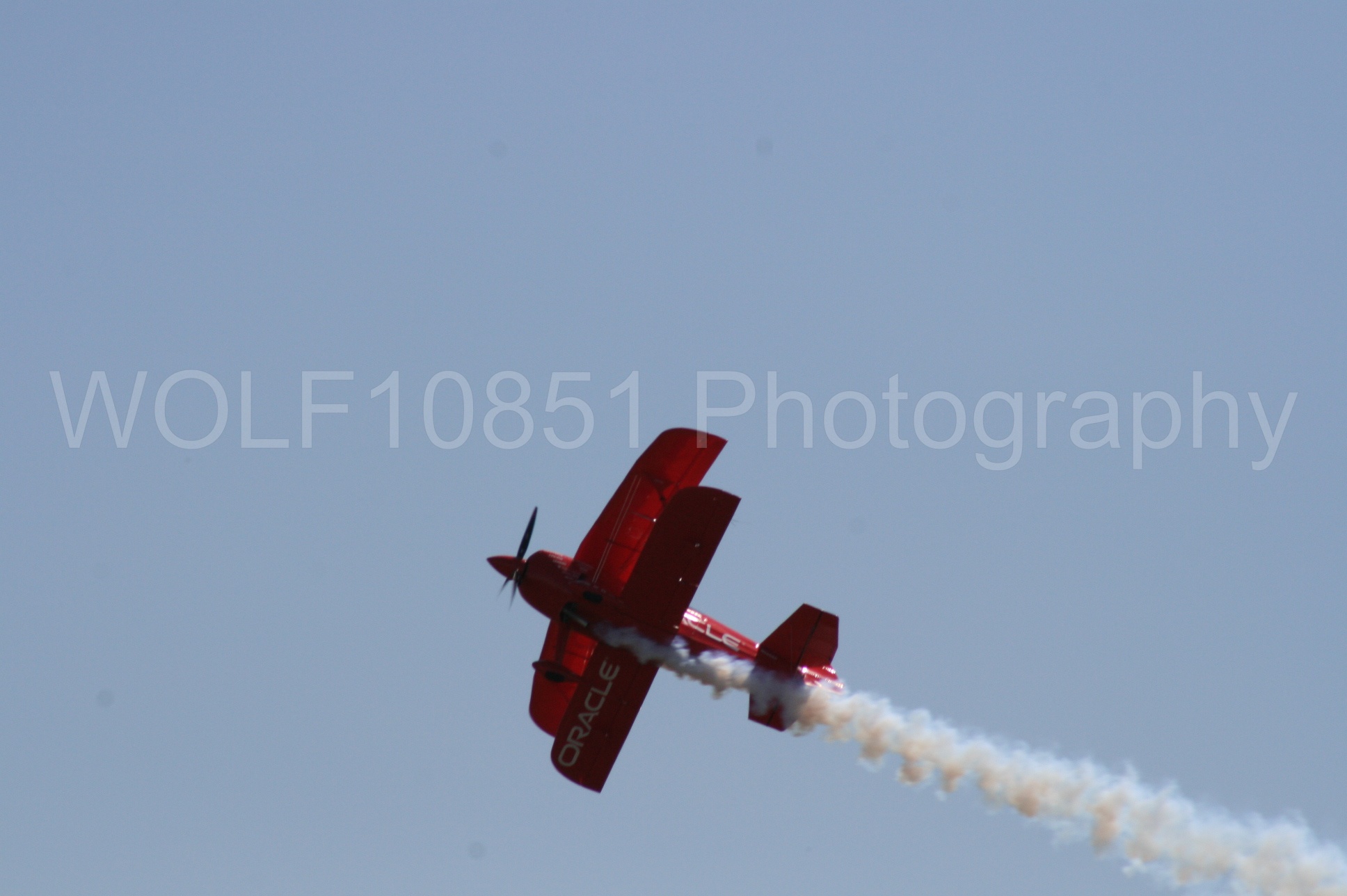 Aviation photography by WOLF10851 featuring California Capital Airshow 2008, Sean Tucker, Oracle, Team Oracle, Aviation Specialties Unlimited Challenger III.