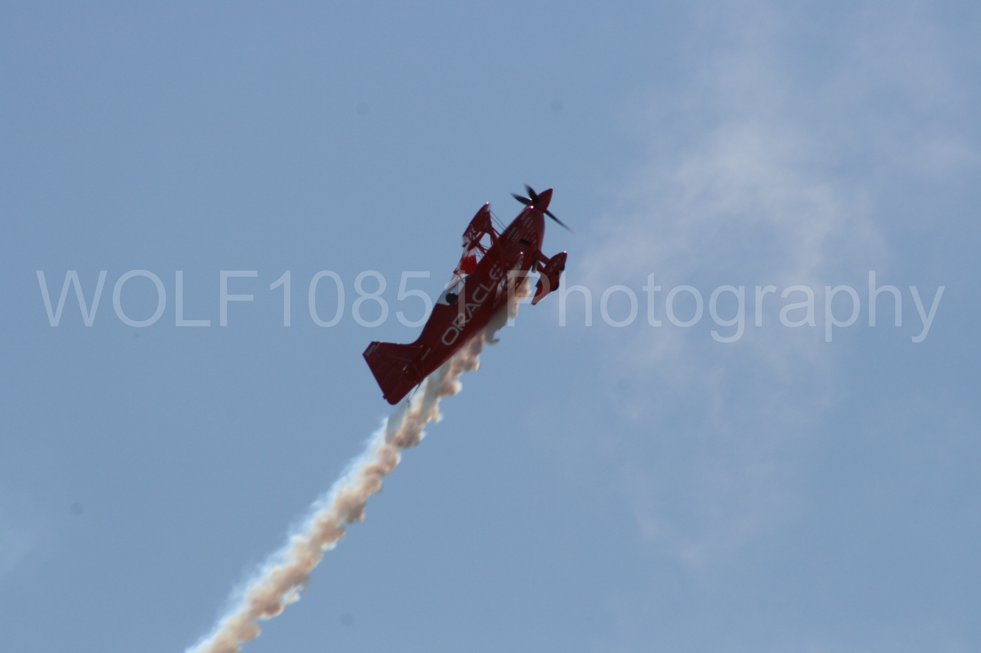 Aviation photography by WOLF10851 featuring California Capital Airshow 2008, Sean Tucker, Oracle, Team Oracle, Aviation Specialties Unlimited Challenger III.