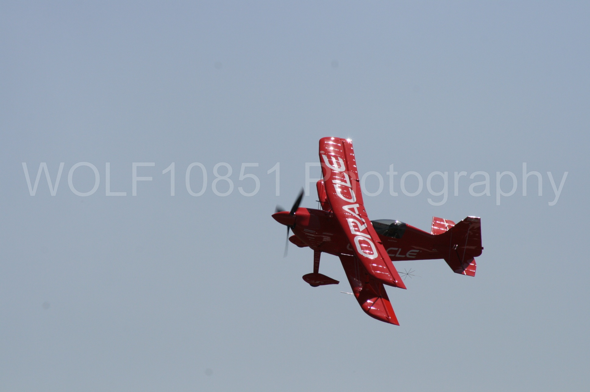 Aviation photography by WOLF10851 featuring California Capital Airshow 2008, Sean Tucker, Oracle, Team Oracle, Aviation Specialties Unlimited Challenger III.