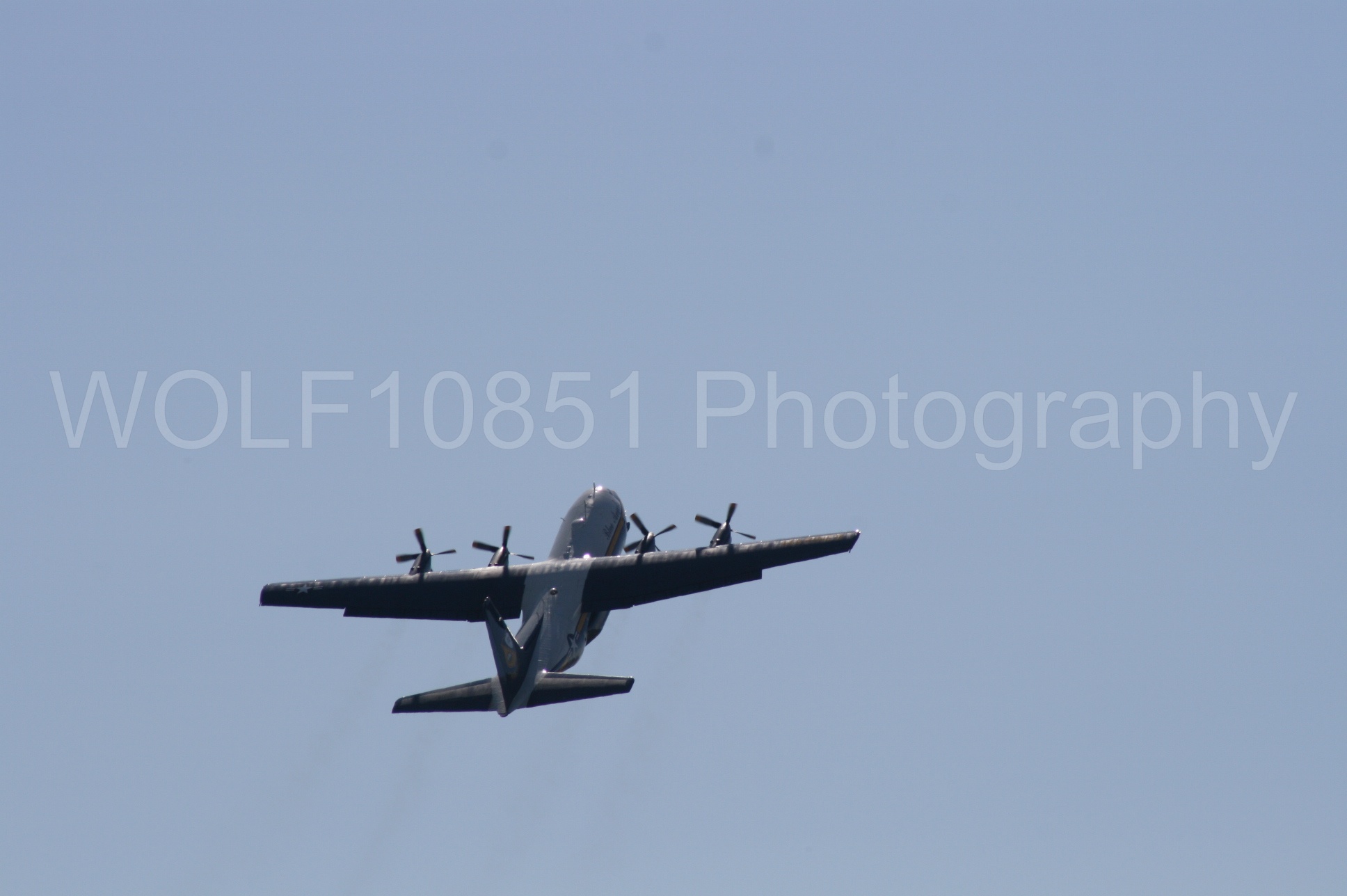 Aviation photography by WOLF10851 featuring California Capital Airshow 2008, Blue Angels, C-130 Hercules, Blue and Gold, Fat Albert.