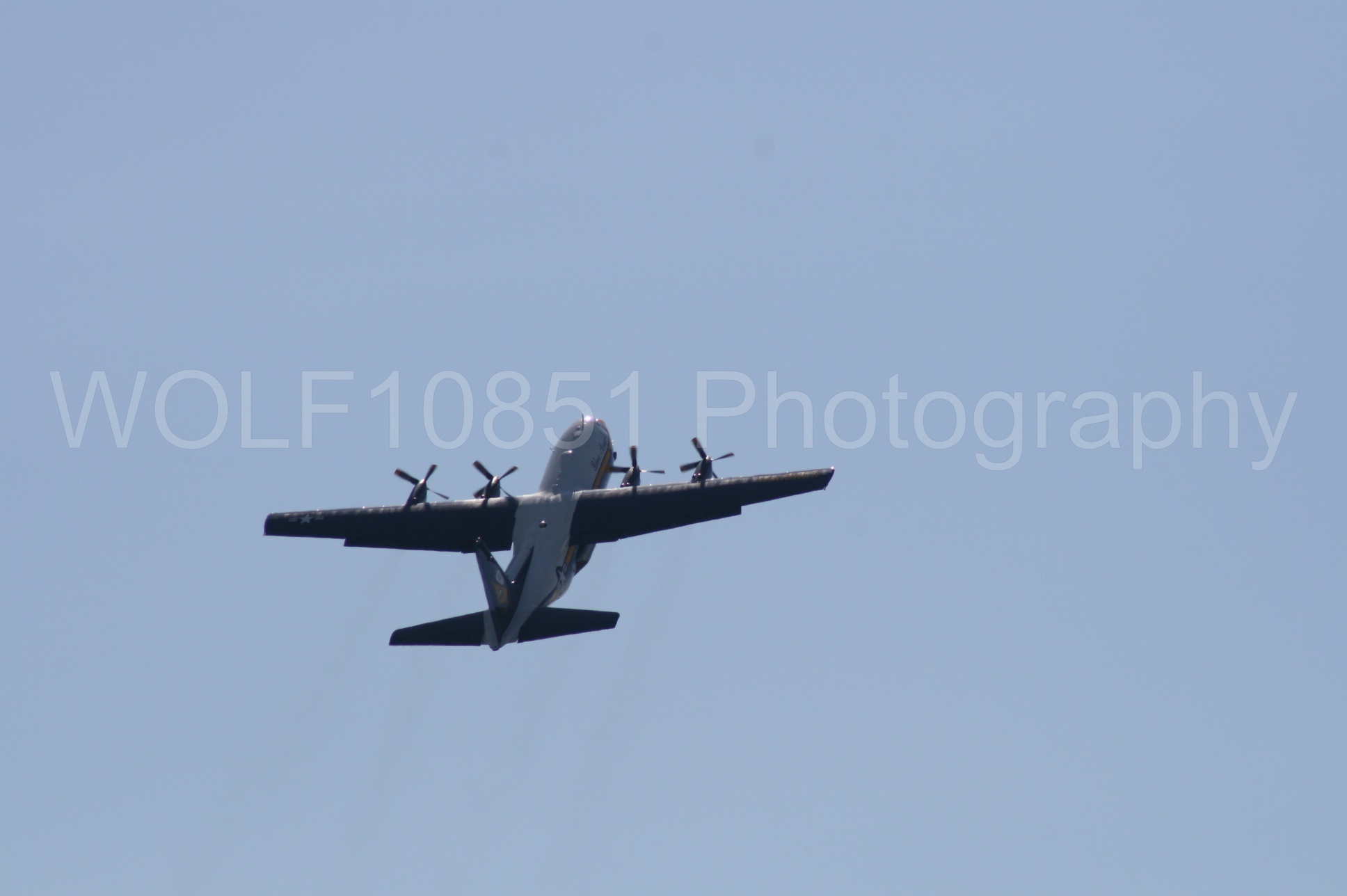 Aviation photography by WOLF10851 featuring California Capital Airshow 2008, Blue Angels, C-130 Hercules, Blue and Gold, Fat Albert.