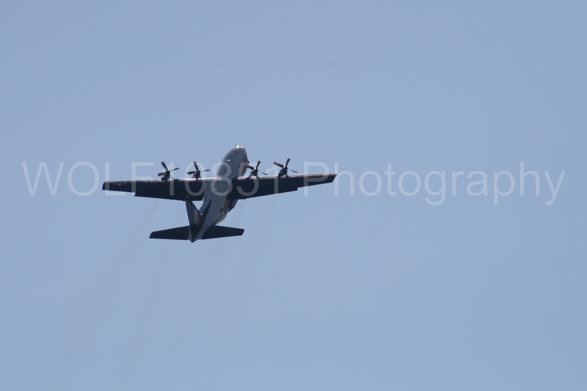 Aviation photography by WOLF10851 featuring California Capital Airshow 2008, Blue Angels, C-130 Hercules, Blue and Gold, Fat Albert.