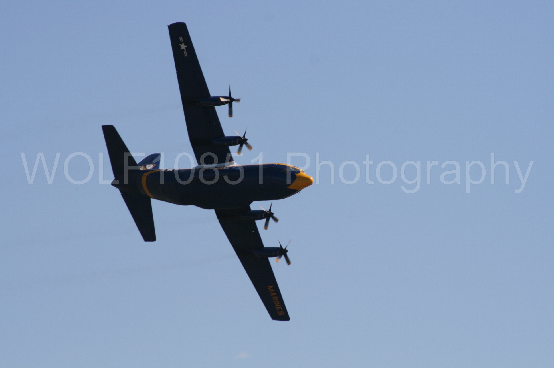 Aviation photography by WOLF10851 featuring California Capital Airshow 2008, Blue Angels, C-130 Hercules, Blue and Gold, Fat Albert.