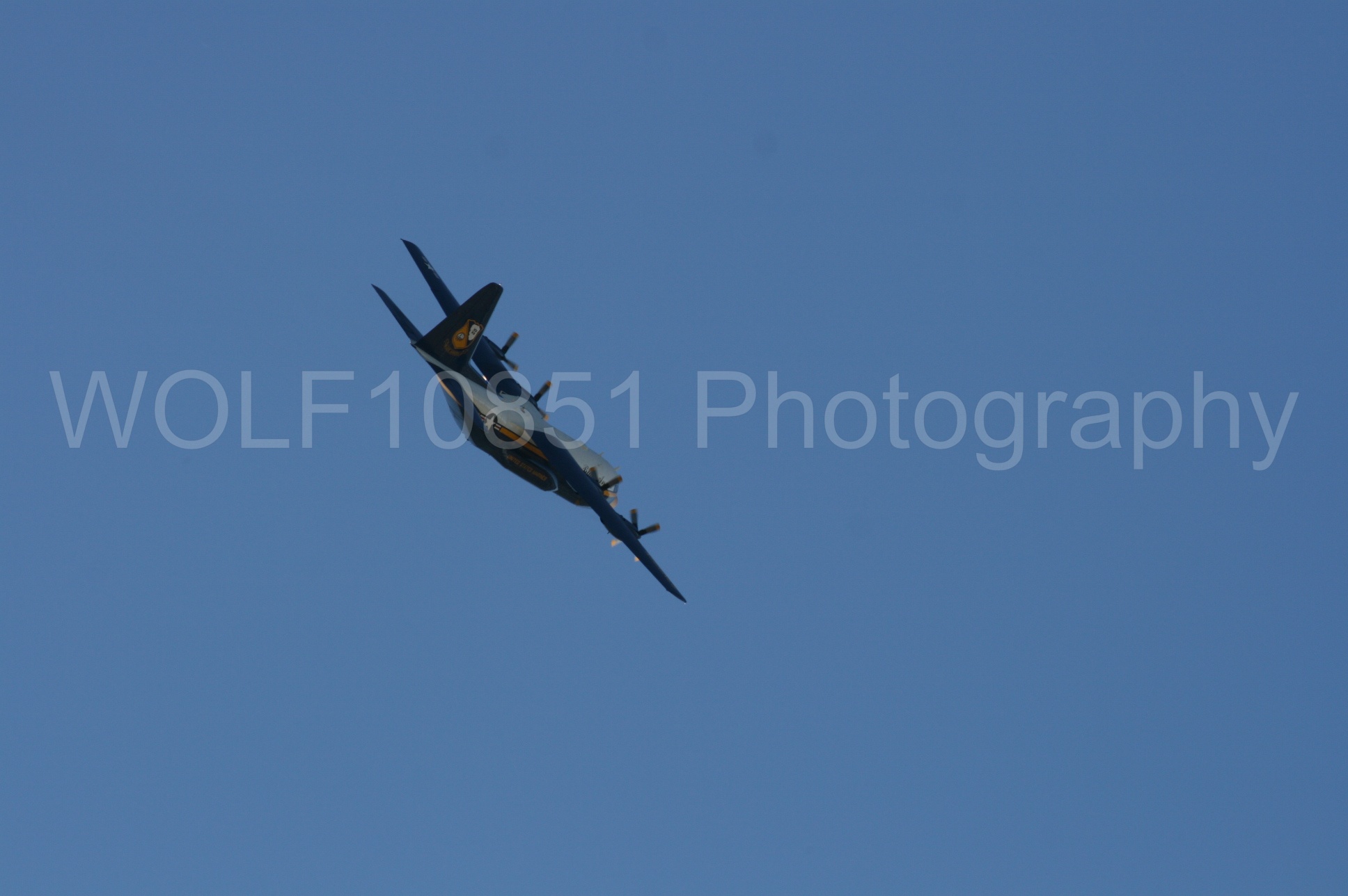 Aviation photography by WOLF10851 featuring California Capital Airshow 2008, Blue Angels, C-130 Hercules, Blue and Gold, Fat Albert.