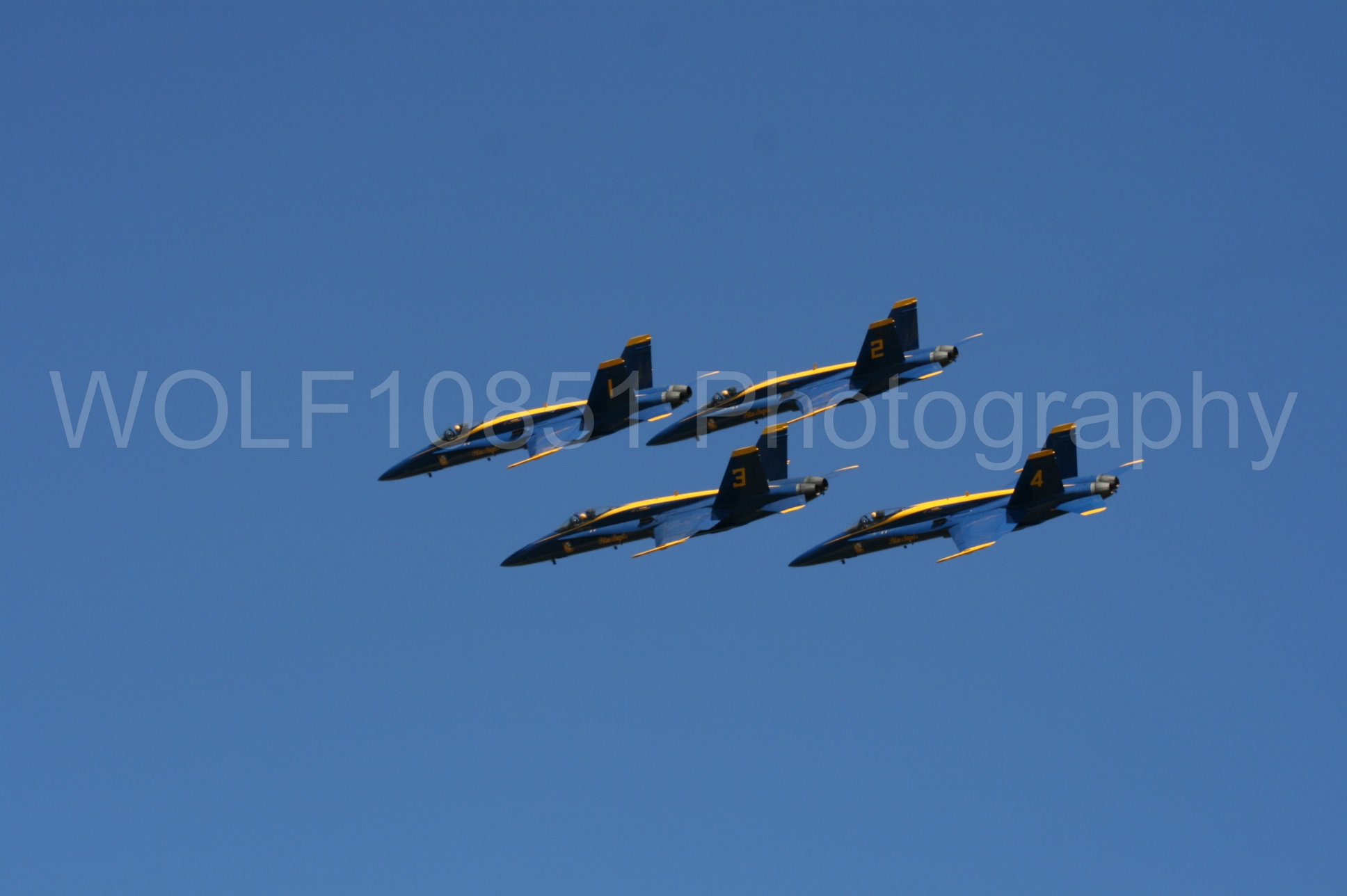 Aviation photography by WOLF10851 featuring California Capital Airshow 2008, F-18 Hornet, Blue Angels, Blue and Gold.