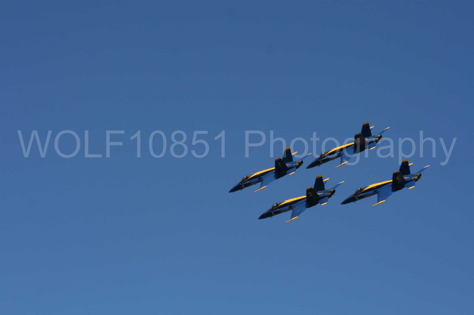 Aviation photography by WOLF10851 featuring California Capital Airshow 2008, F-18 Hornet, Blue Angels, Blue and Gold.
