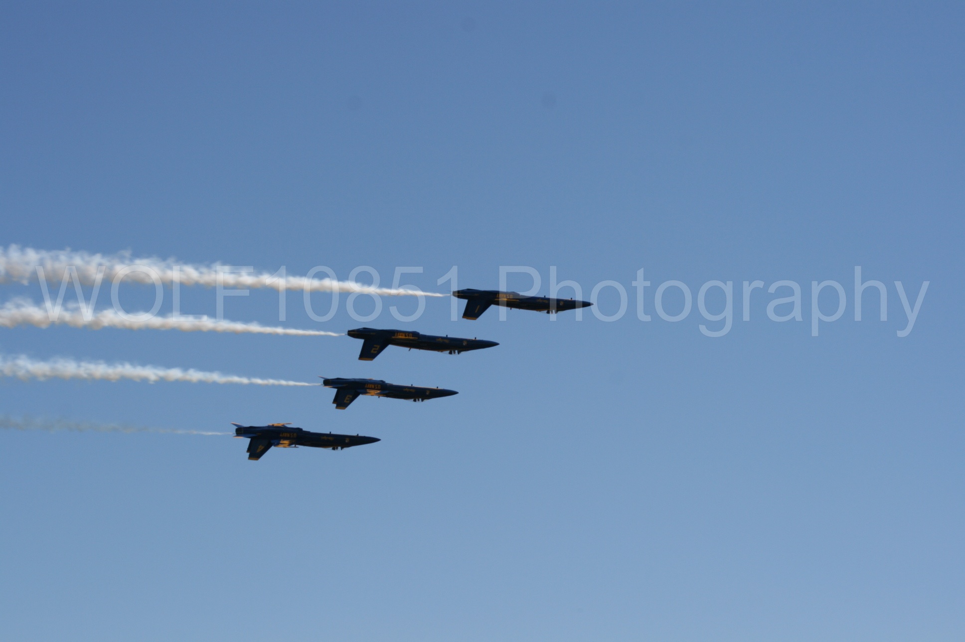 Aviation photography by WOLF10851 featuring California Capital Airshow 2008, F-18 Hornet, Blue Angels, Blue and Gold.