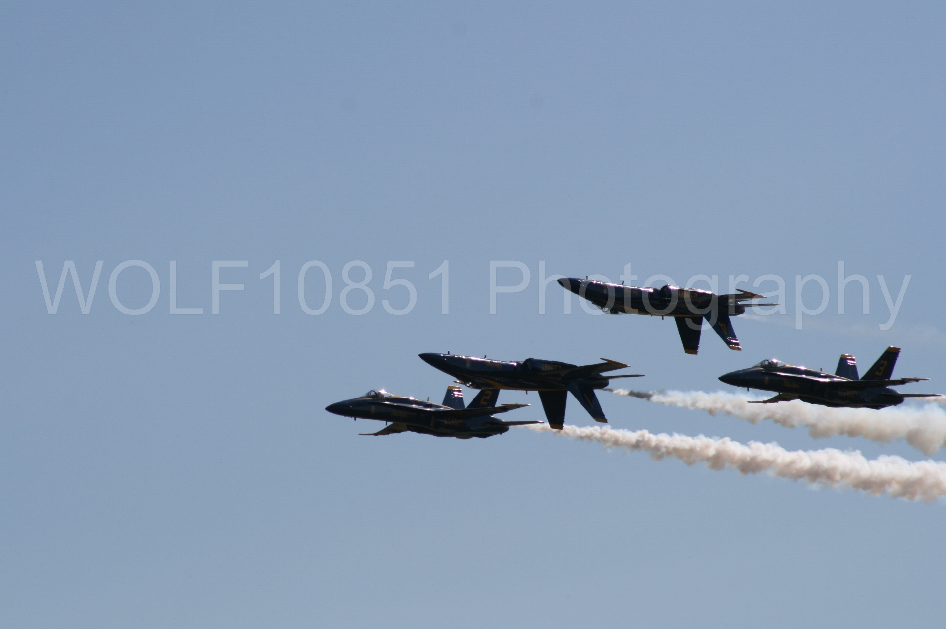 Aviation photography by WOLF10851 featuring California Capital Airshow 2008, F-18 Hornet, Blue Angels, Blue and Gold.