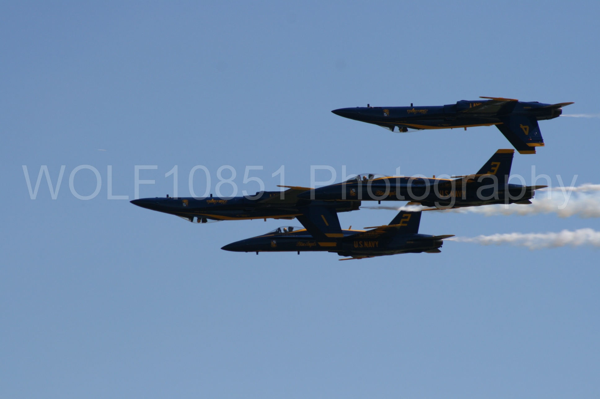Aviation photography by WOLF10851 featuring California Capital Airshow 2008, F-18 Hornet, Blue Angels, Blue and Gold.