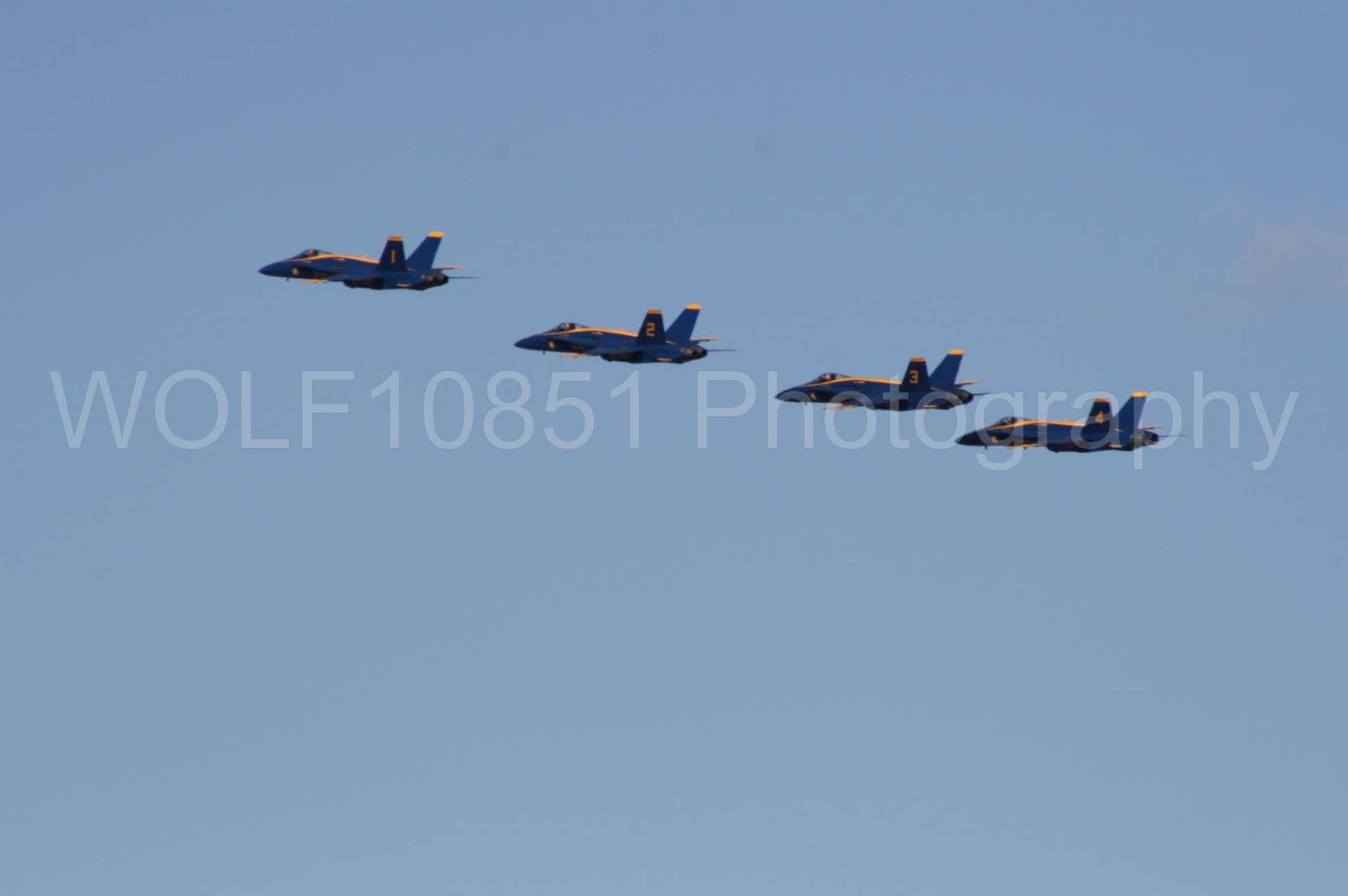 Aviation photography by WOLF10851 featuring California Capital Airshow 2008, F-18 Hornet, Blue Angels, Blue and Gold.